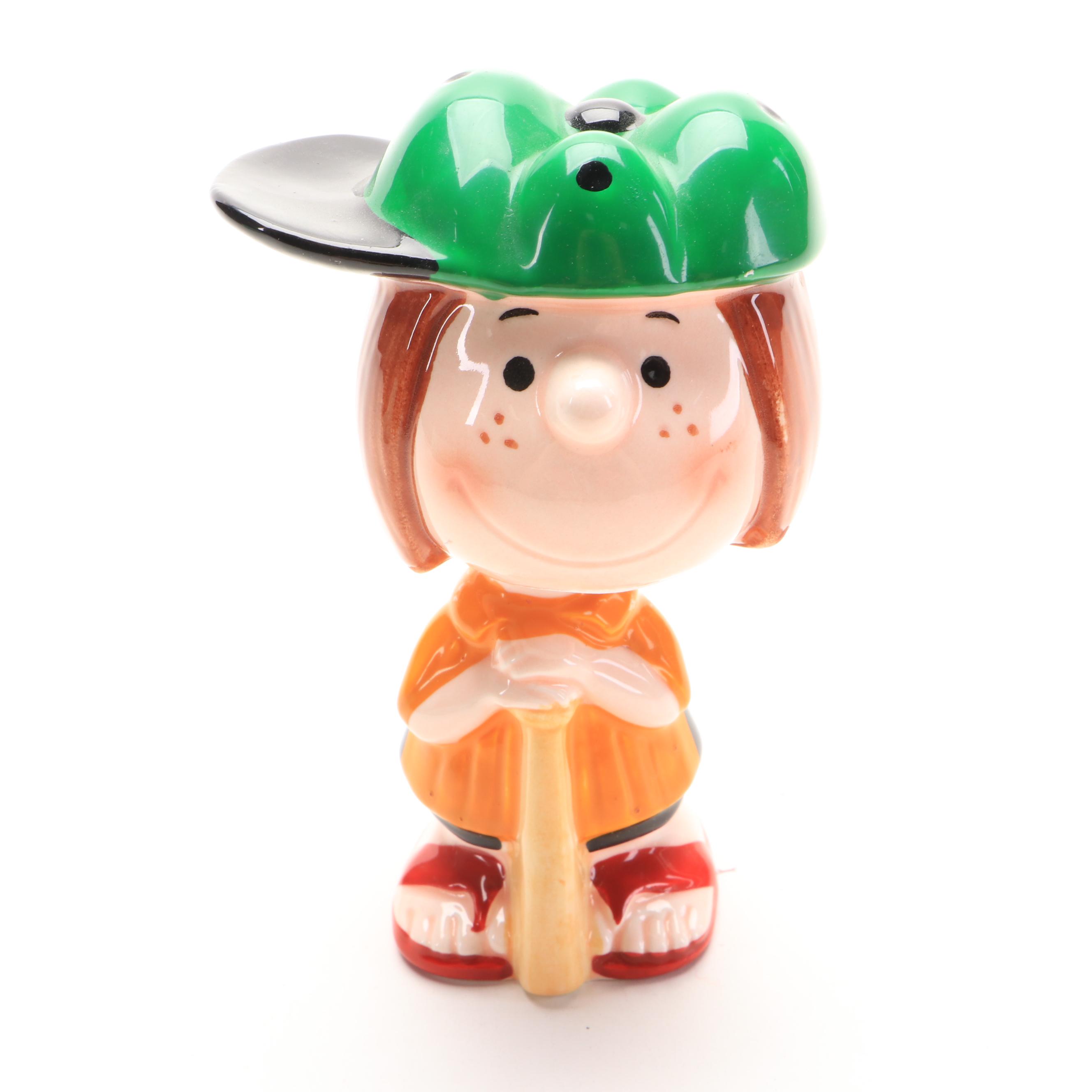 Ceramic "Charlie Brown" Mug and Other Peanuts Bobble Heads
