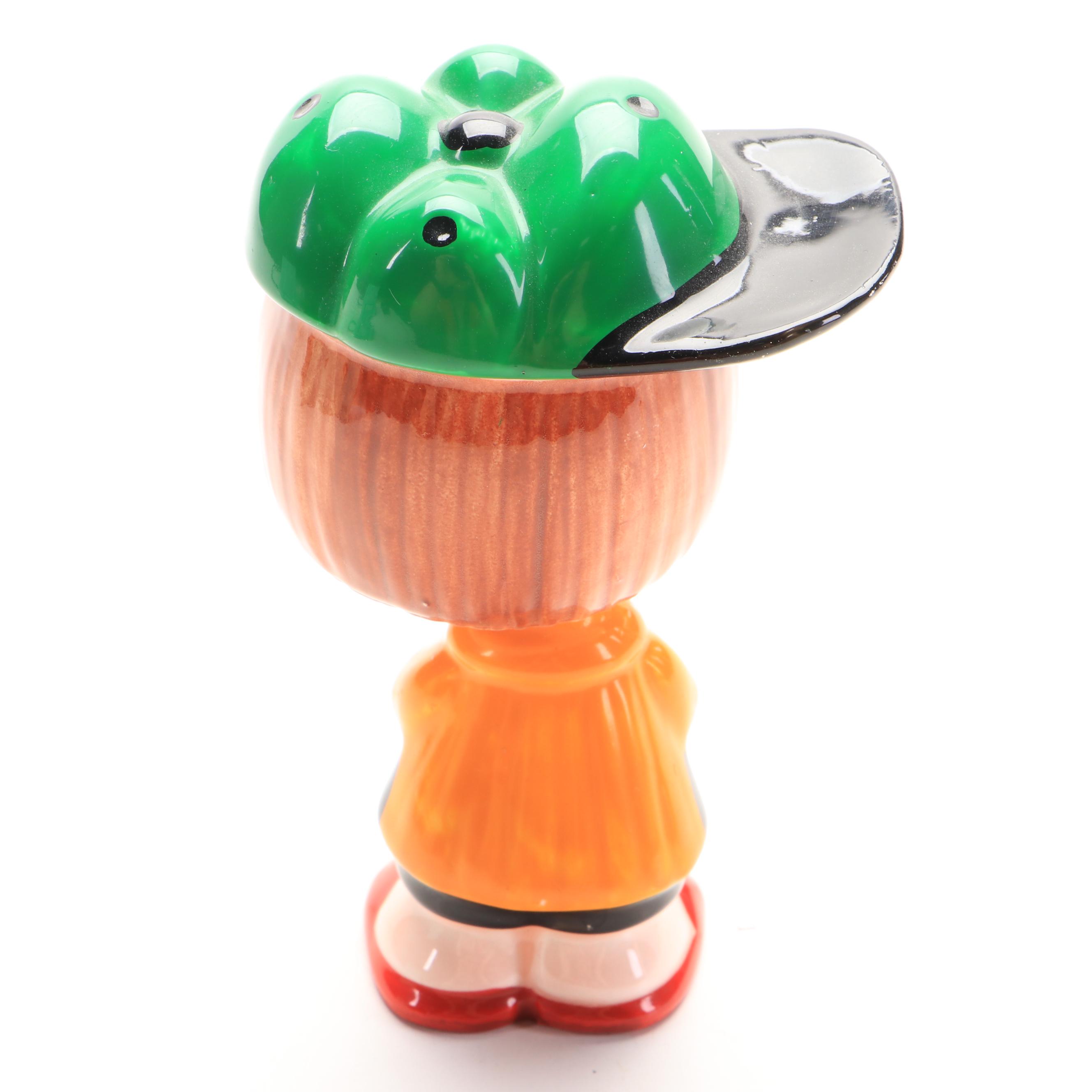 Ceramic "Charlie Brown" Mug and Other Peanuts Bobble Heads