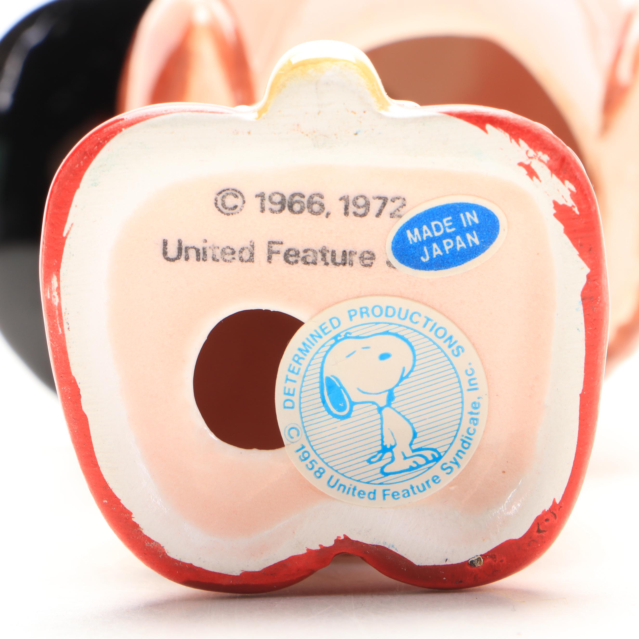 Ceramic "Charlie Brown" Mug and Other Peanuts Bobble Heads