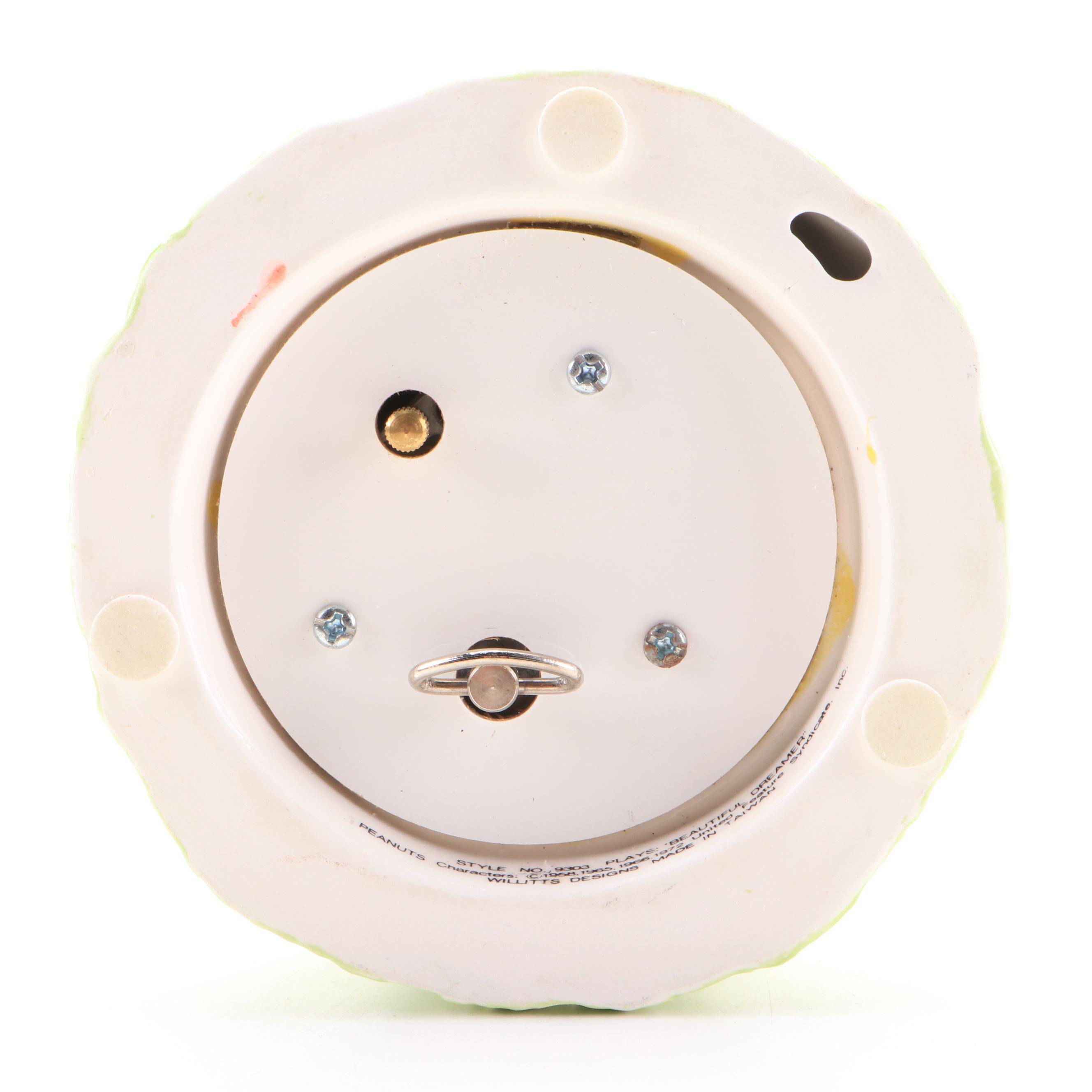 Willitts Designs Peanuts "Snoopy" Ceramic Planter and Musical Figurines