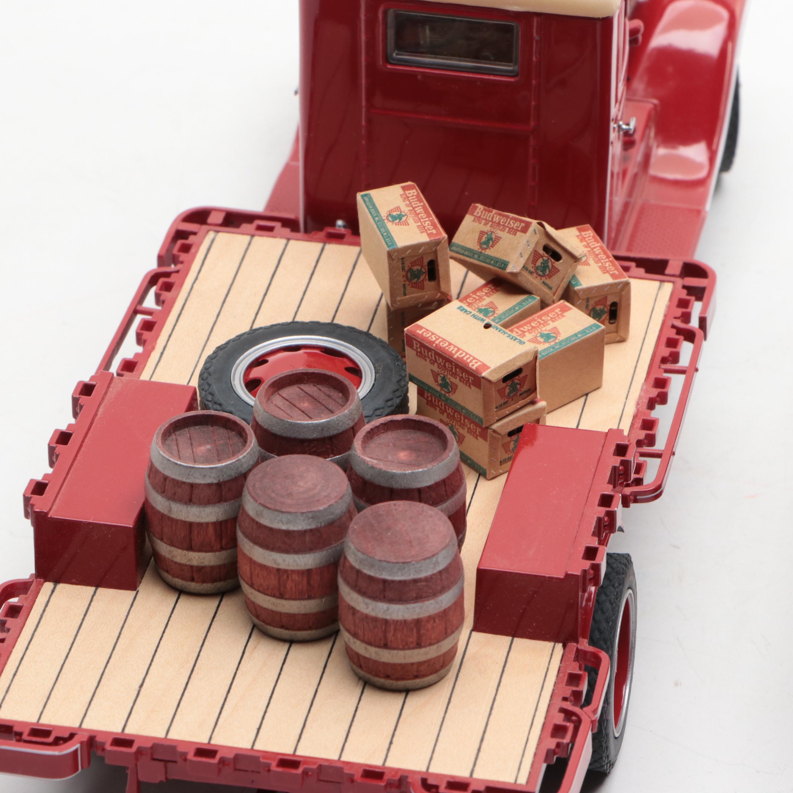 Danbury Mint 1931 and 1933 Budweiser Delivery Truck Models