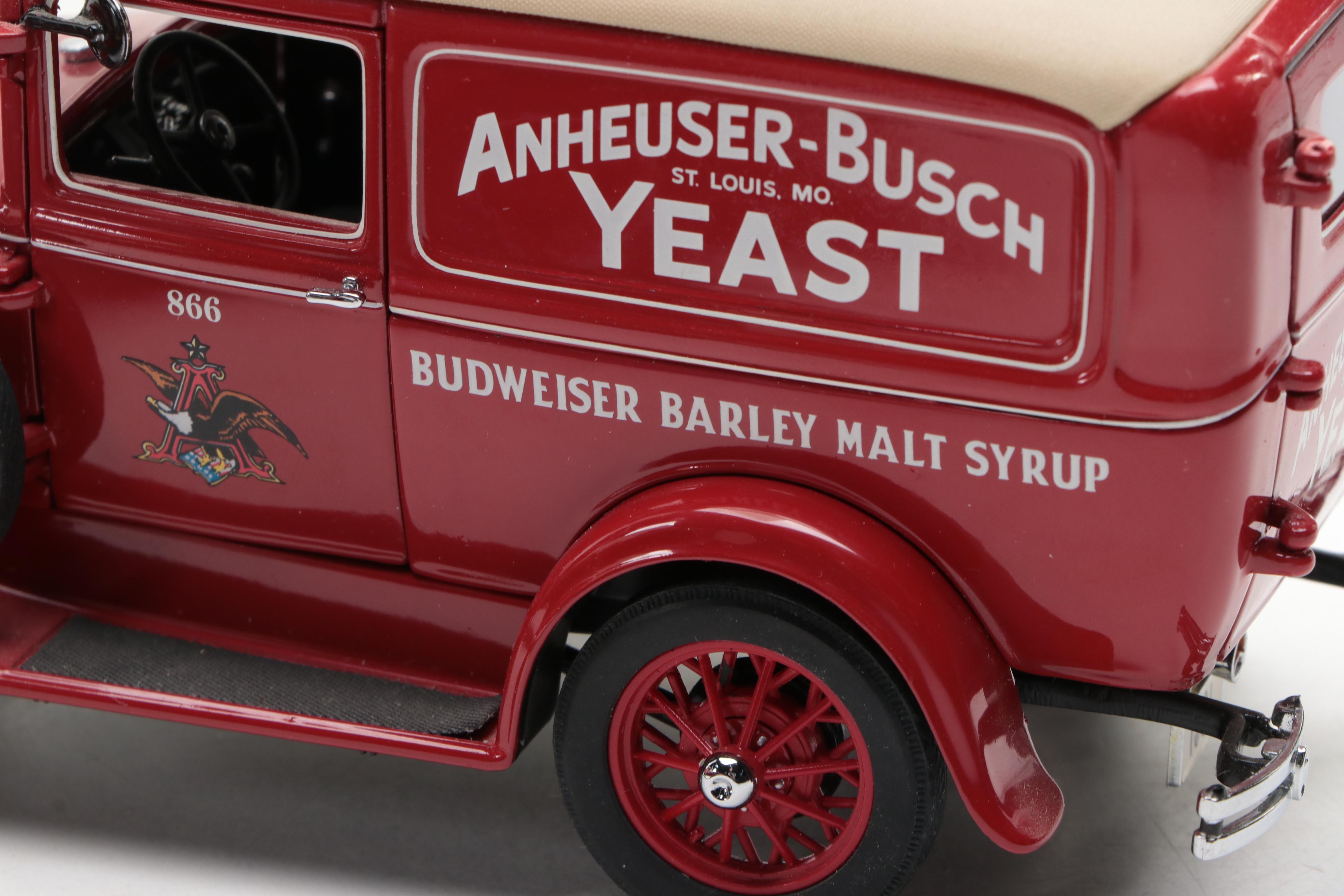 Danbury Mint 1931 and 1933 Budweiser Delivery Truck Models