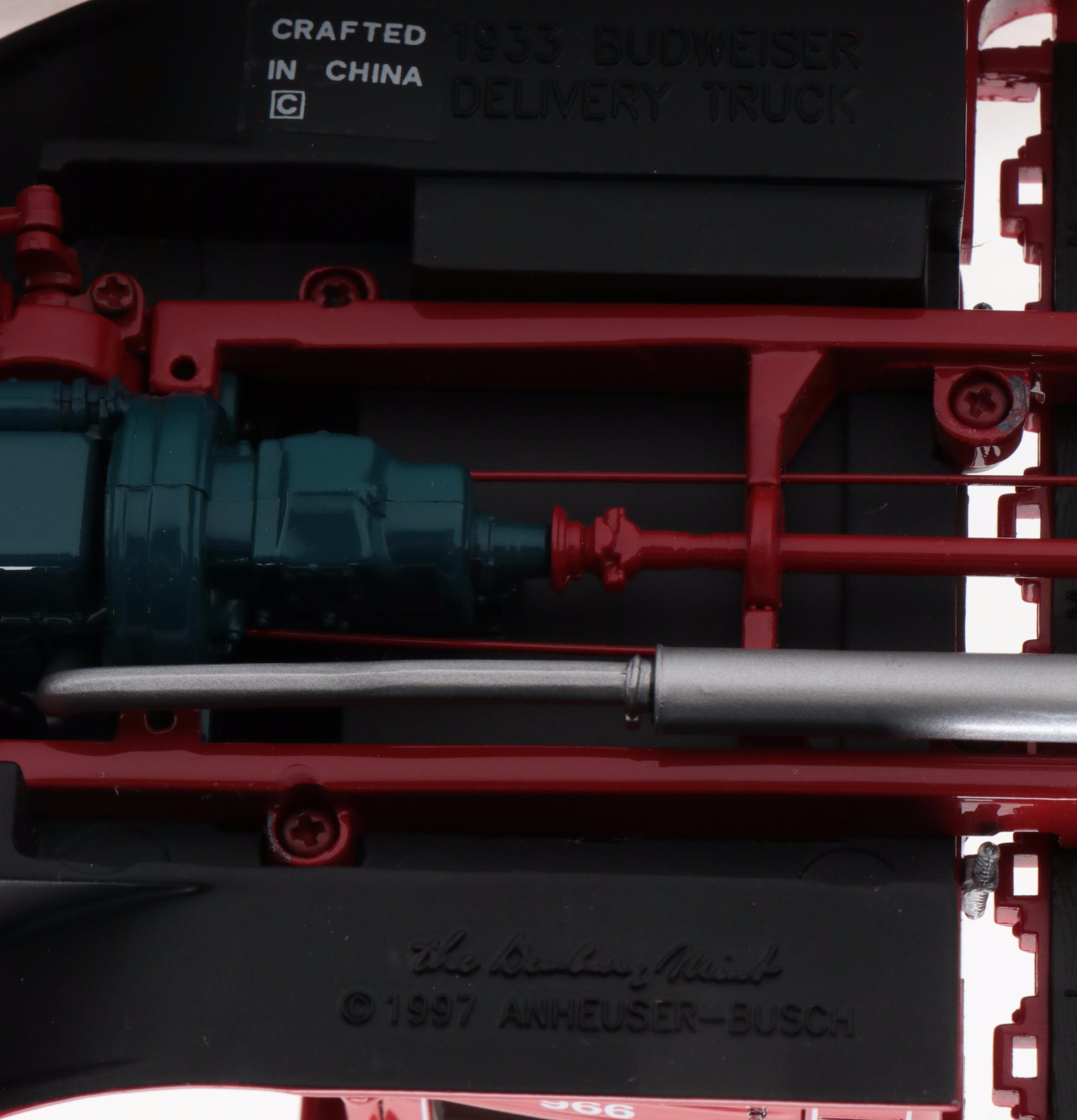 Danbury Mint 1931 and 1933 Budweiser Delivery Truck Models