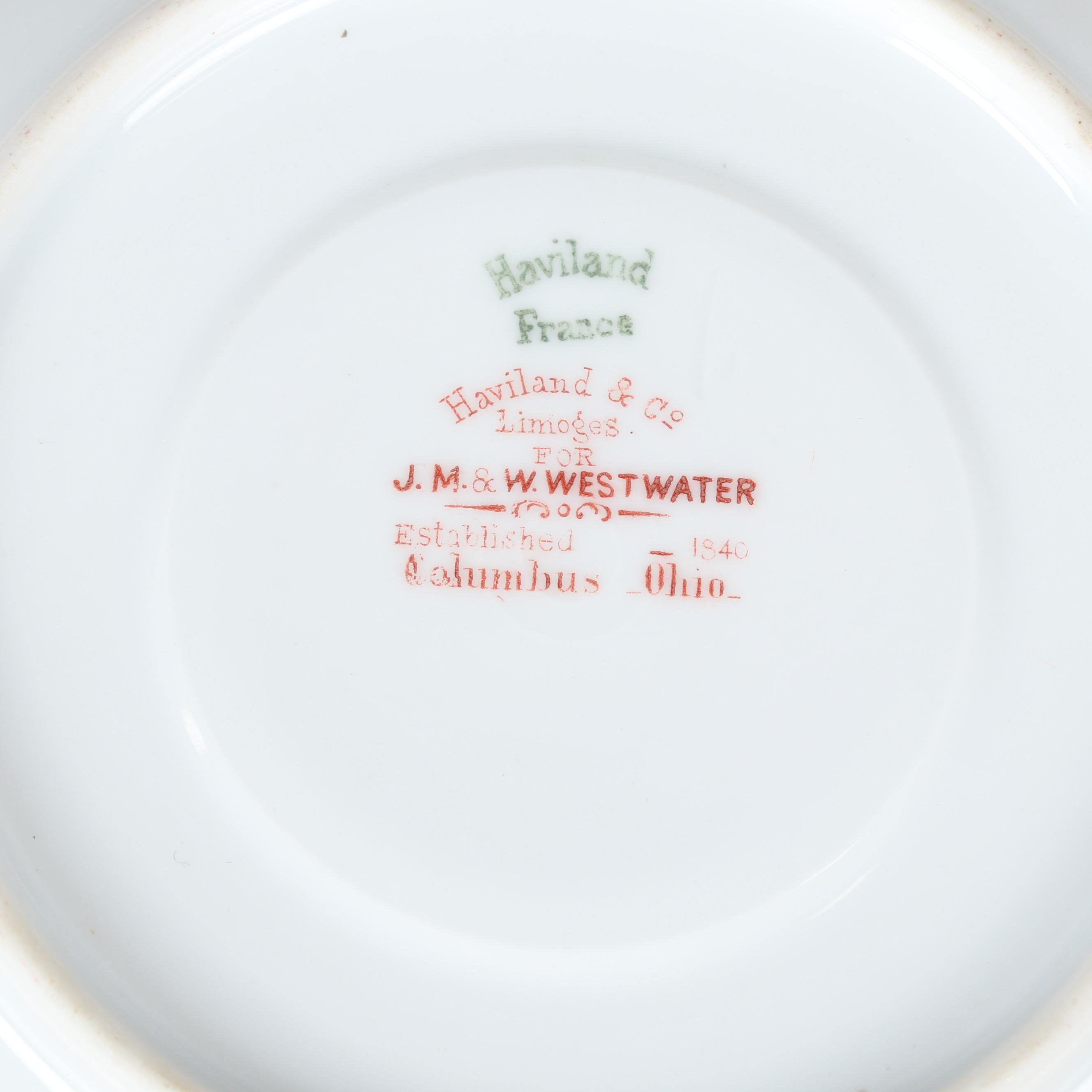 Haviland "Schleiger 39C" Pink Roses Porcelain Dinnerware