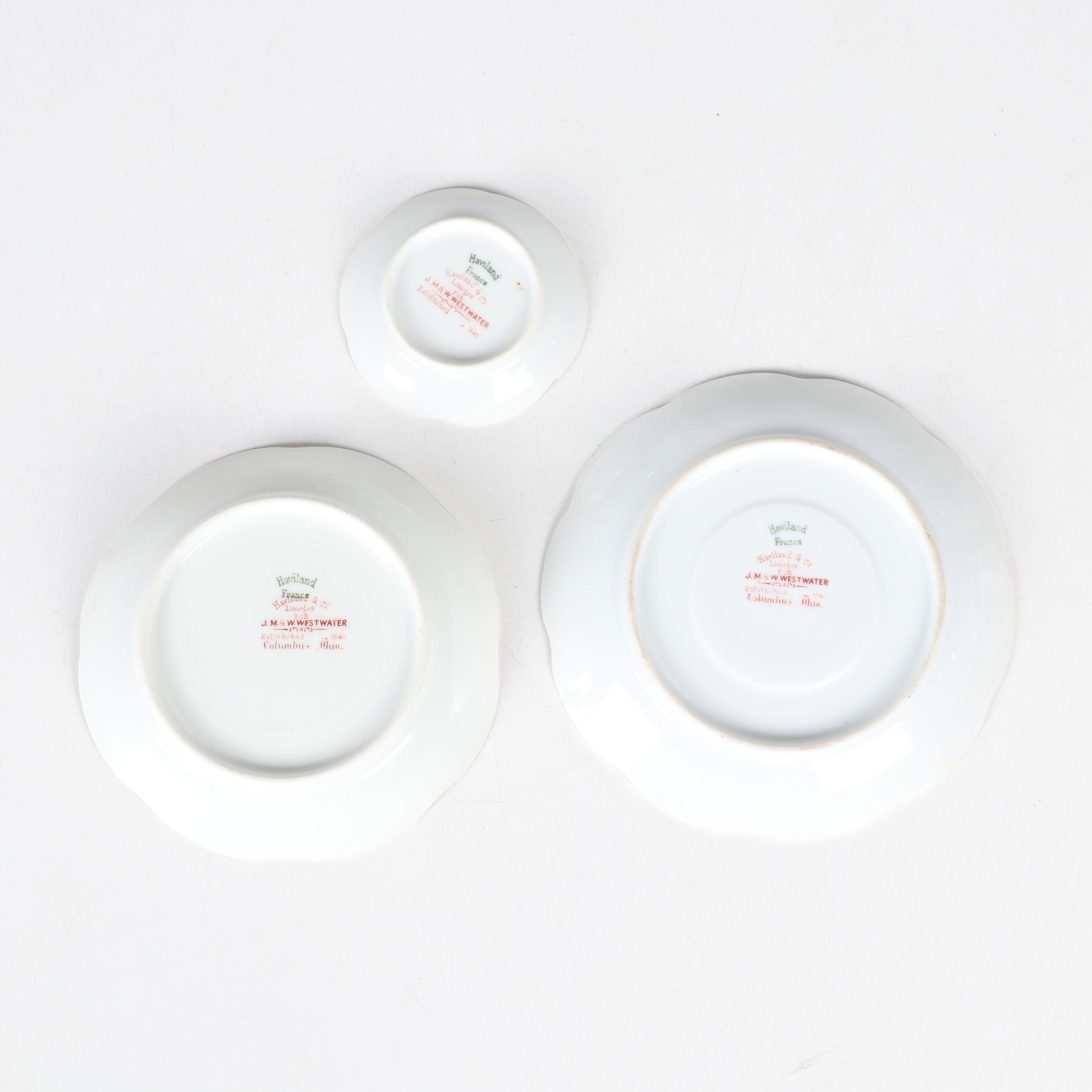 Haviland "Schleiger 39C" Pink Roses Porcelain Dinnerware