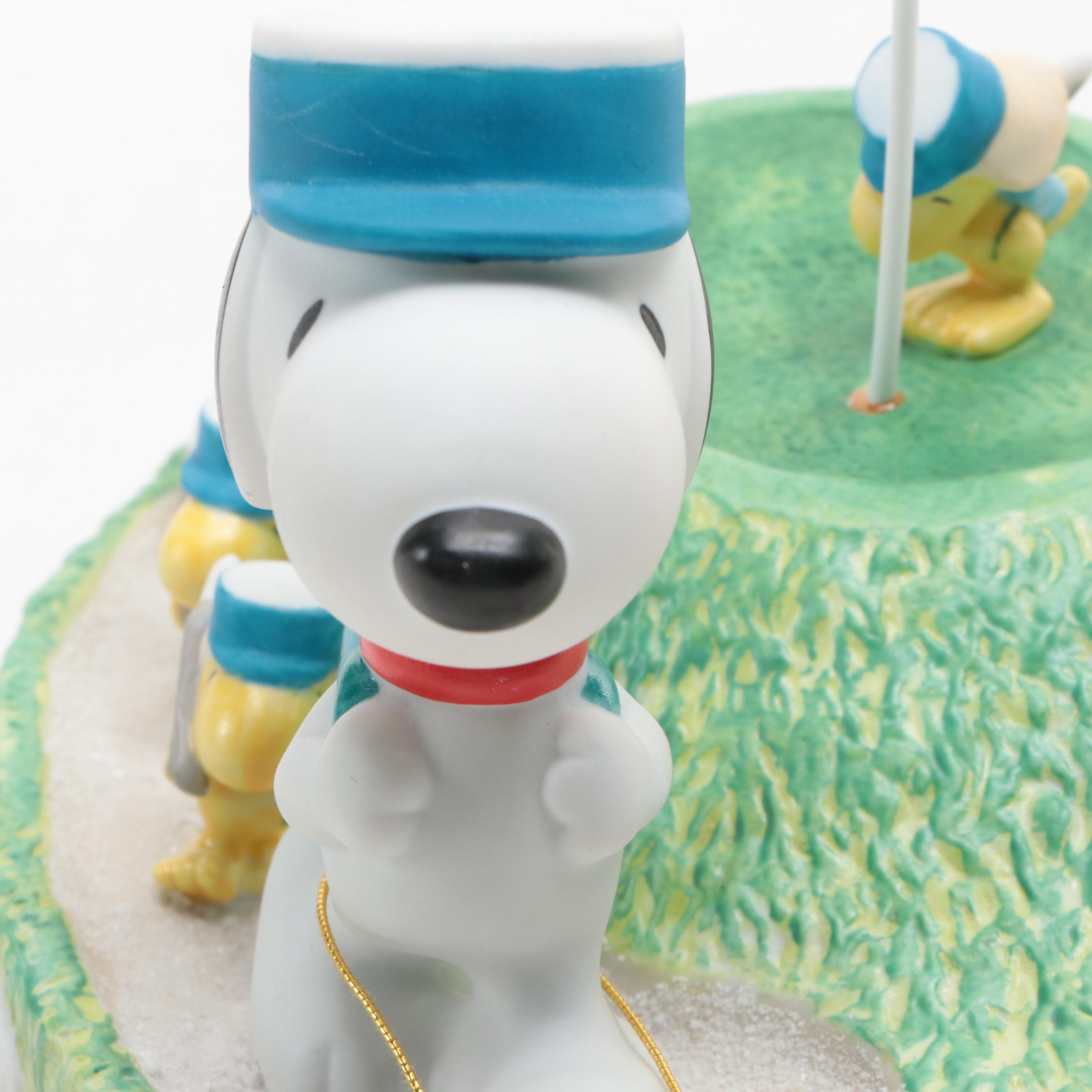 Peanuts Ceramic Musical Figurines and Jewelry Box with Planters