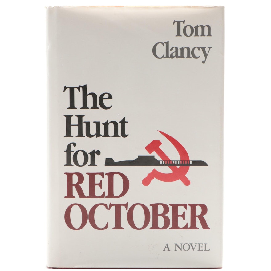 Second Printing "The Hunt for Red October" by Tom Clancy, 1984