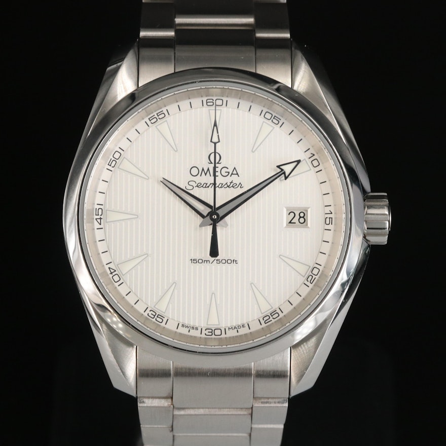 2010 Omega Seamaster Aqua Terra 150M Quartz Wristwatch