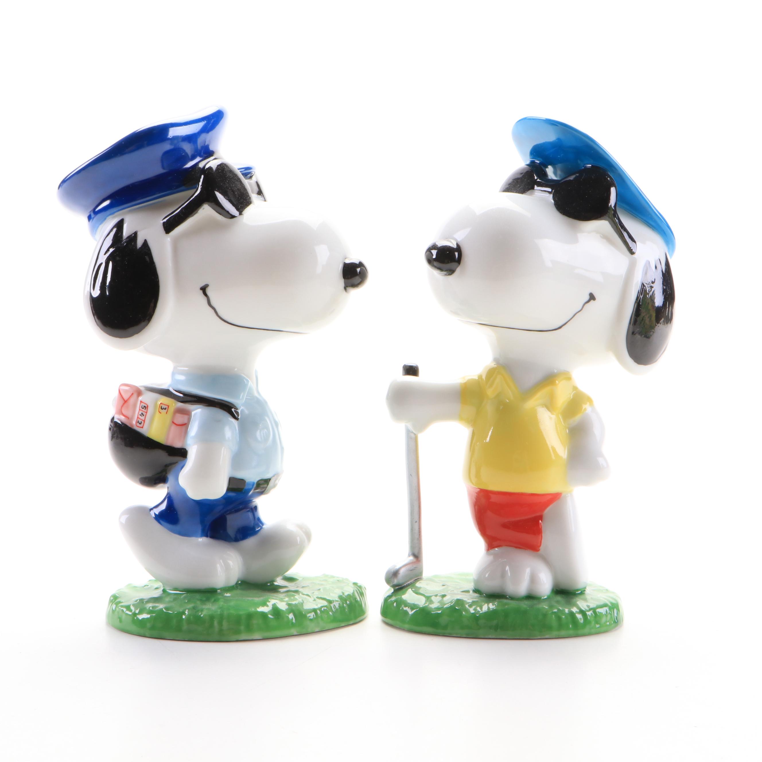 United Feature Syndicate Peanuts "Mailman Snoopy" and Other Figurines