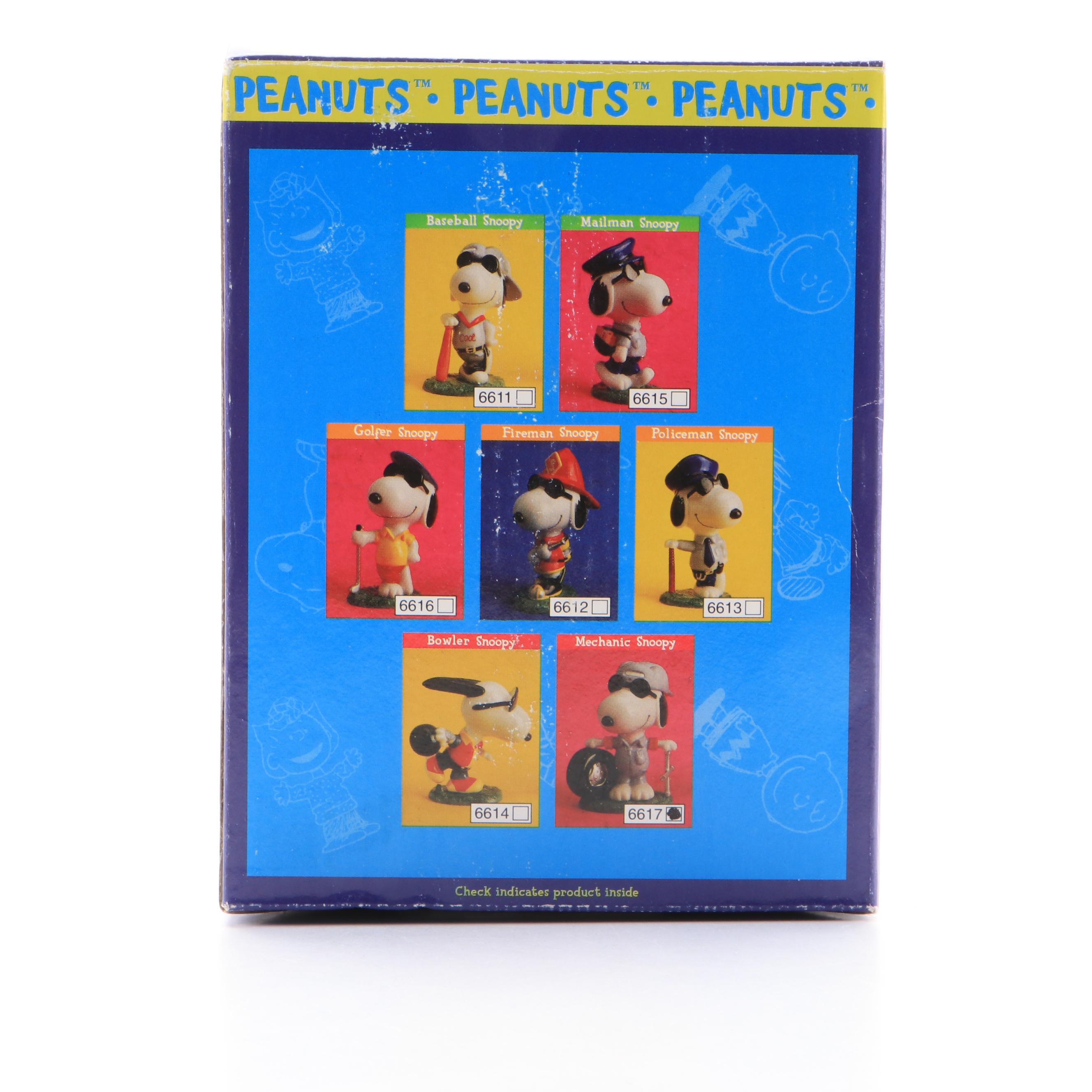 United Feature Syndicate Peanuts "Mailman Snoopy" and Other Figurines