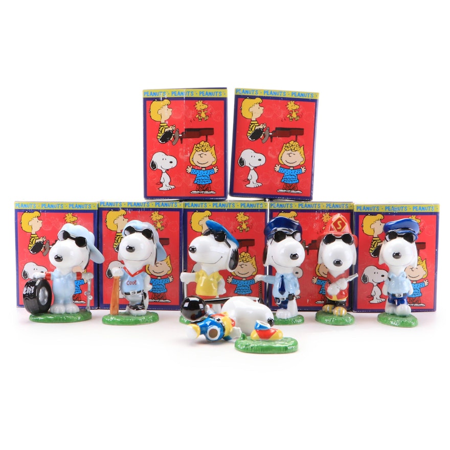 United Feature Syndicate Peanuts "Mailman Snoopy" and Other Figurines