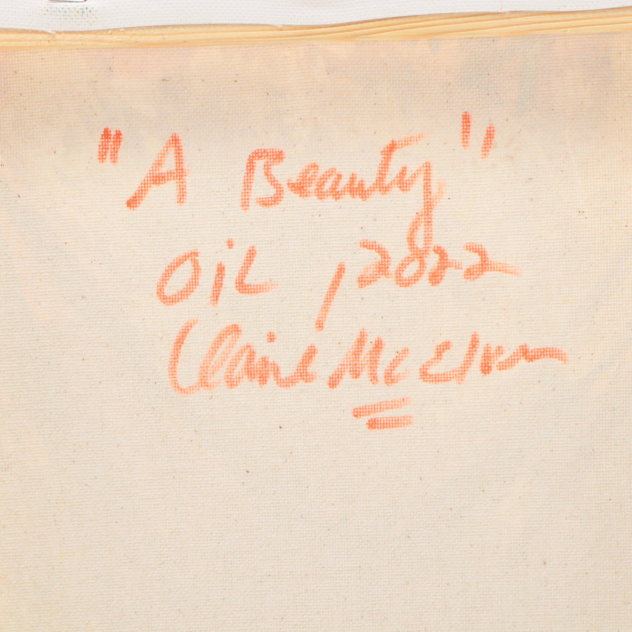 Claire McElveen Oil Painting "A Beauty"