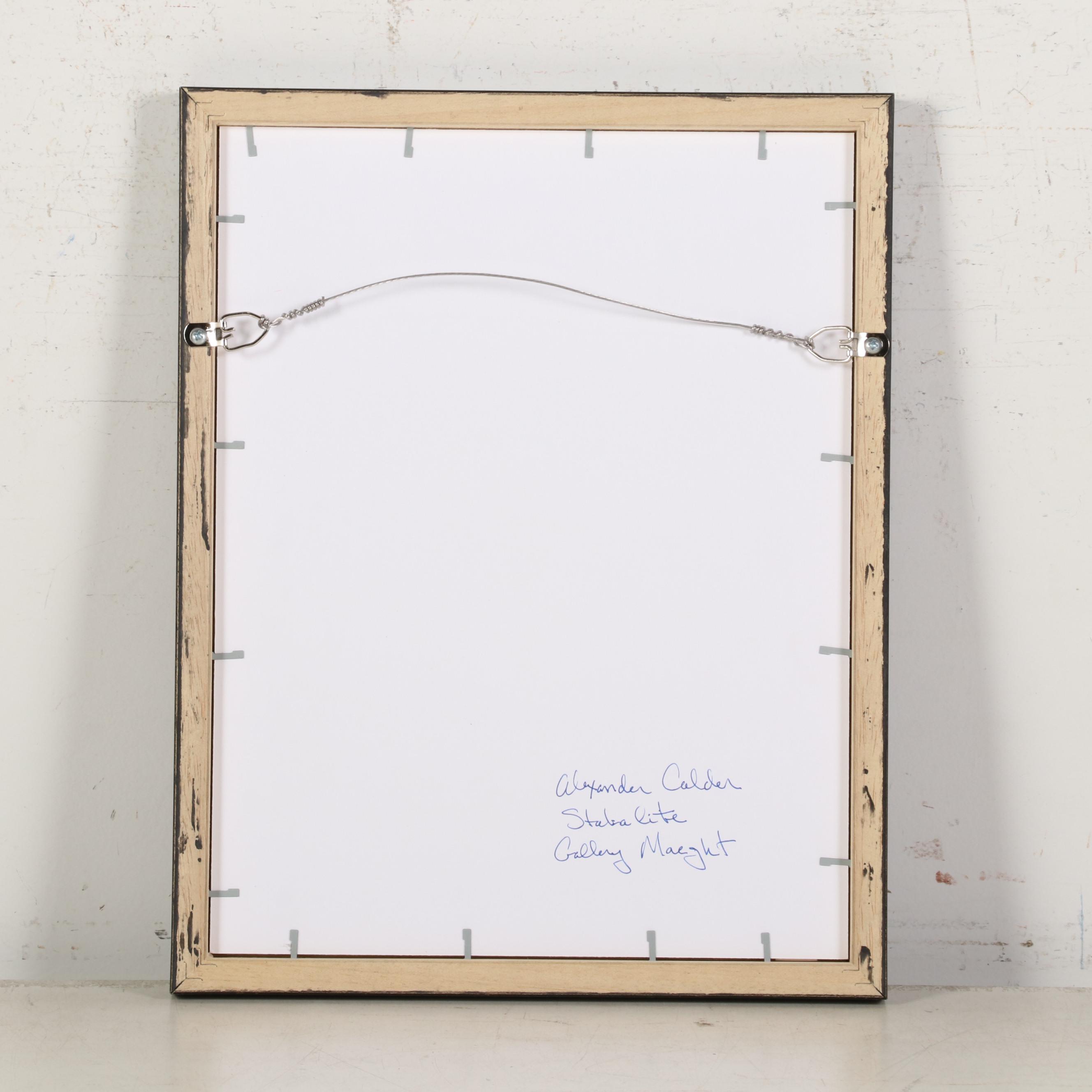 Offset Lithograph After Alexander Calder for Galerie Adrien Maeght, 1987