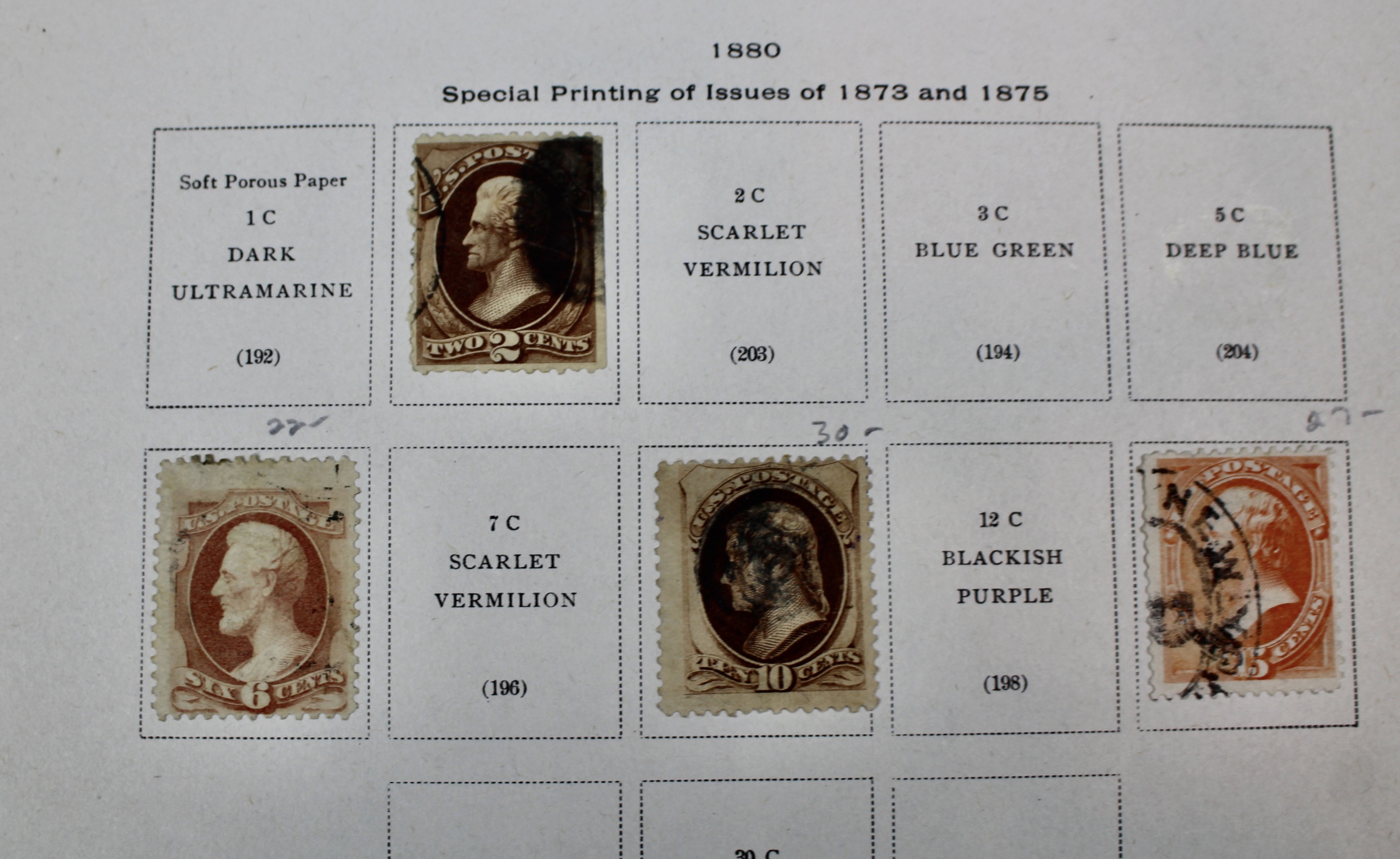Scott's United States Specialized Stamp Collection