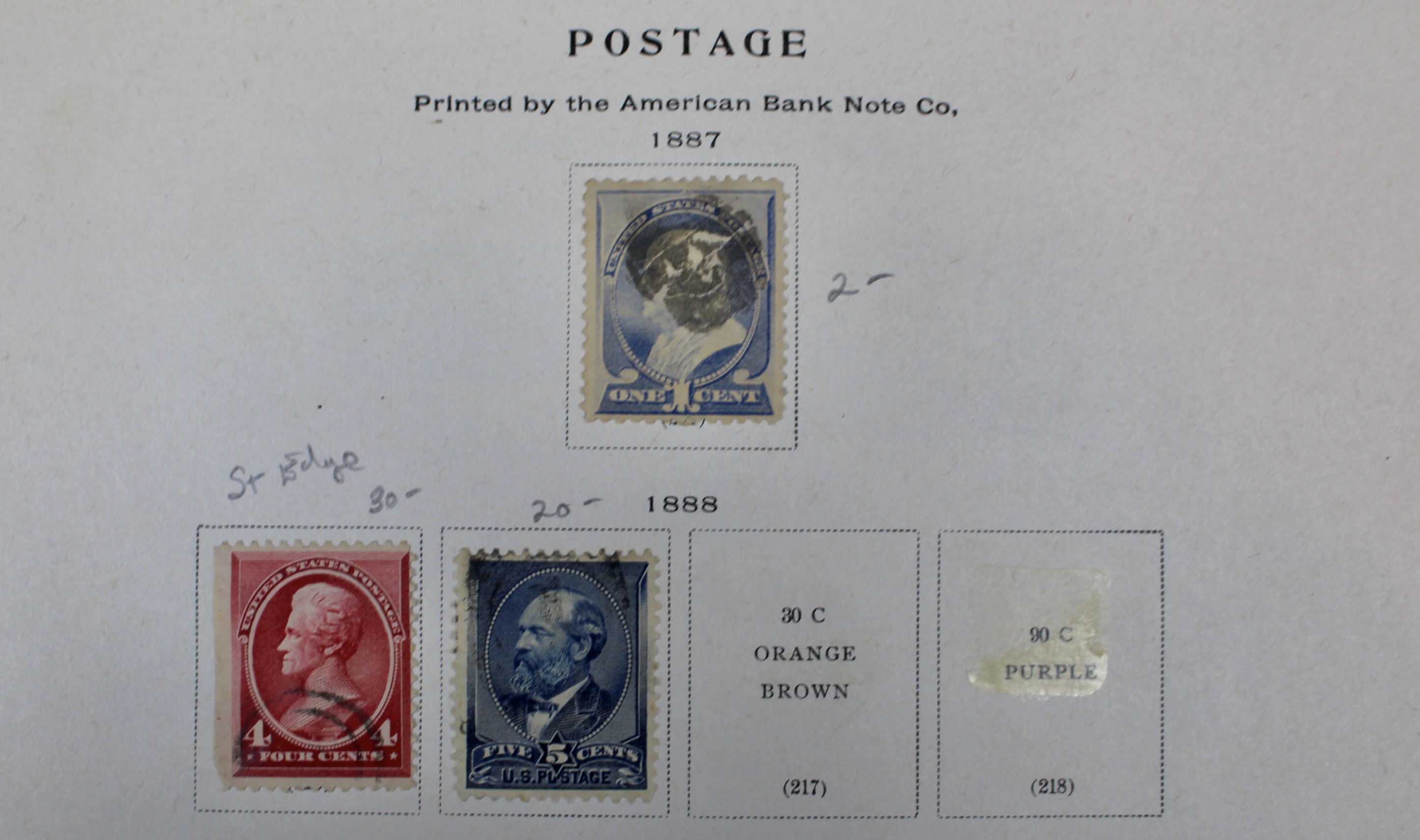 Scott's United States Specialized Stamp Collection