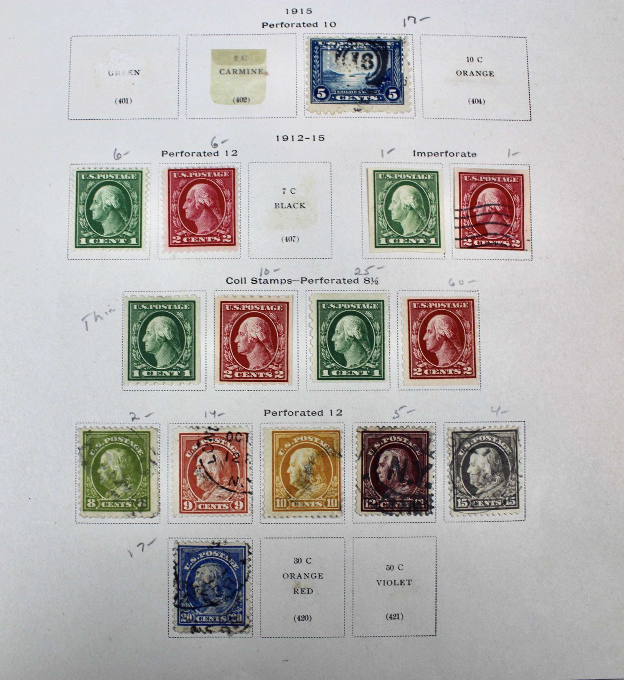 Scott's United States Specialized Stamp Collection