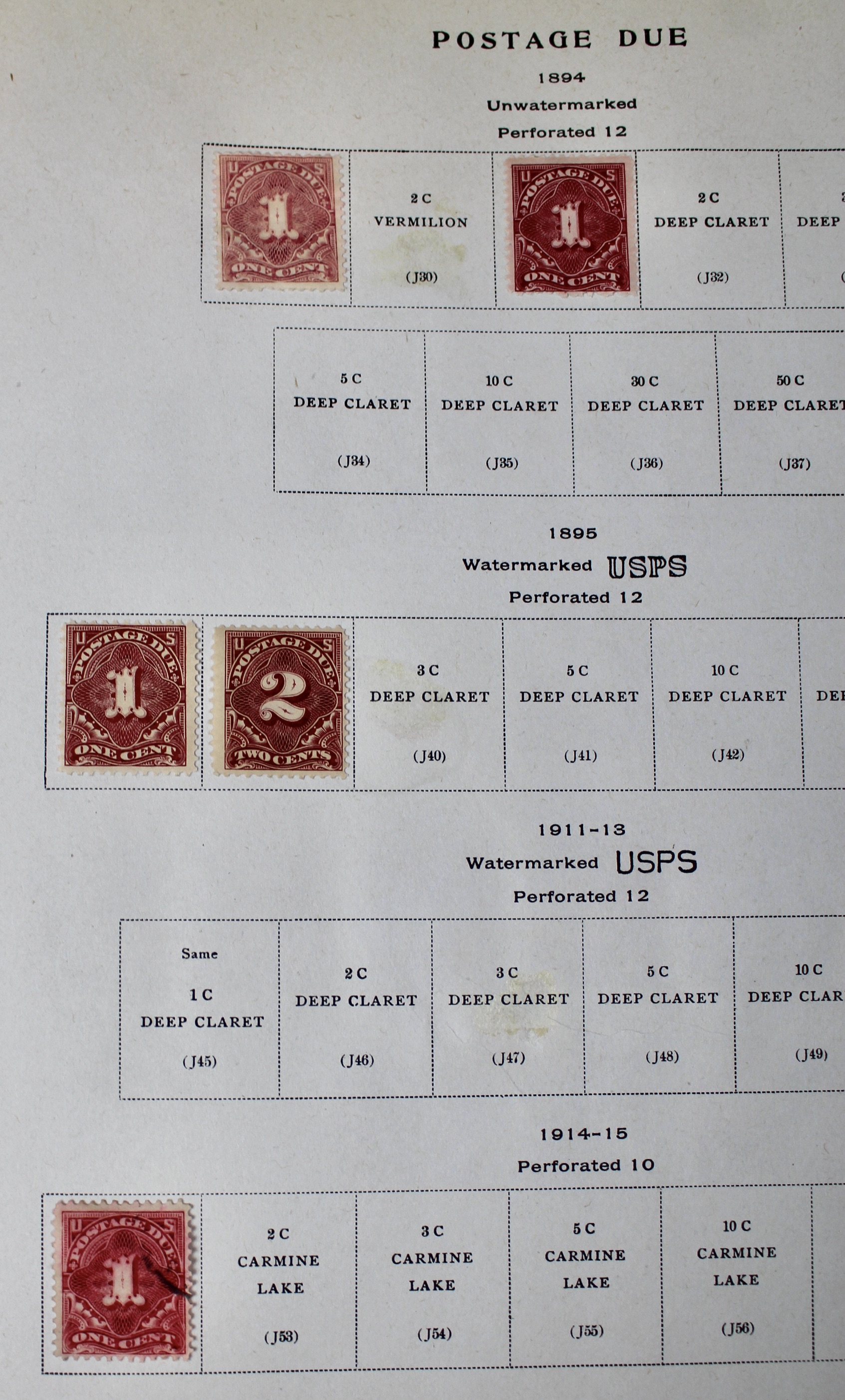Scott's United States Specialized Stamp Collection