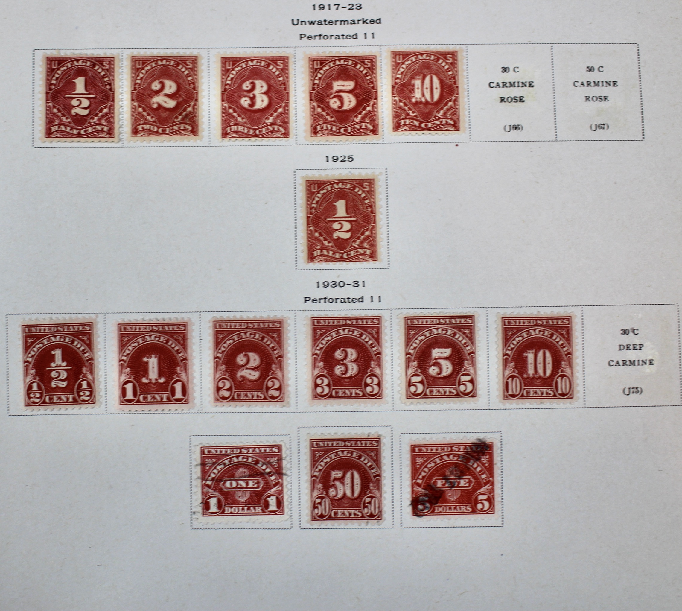 Scott's United States Specialized Stamp Collection