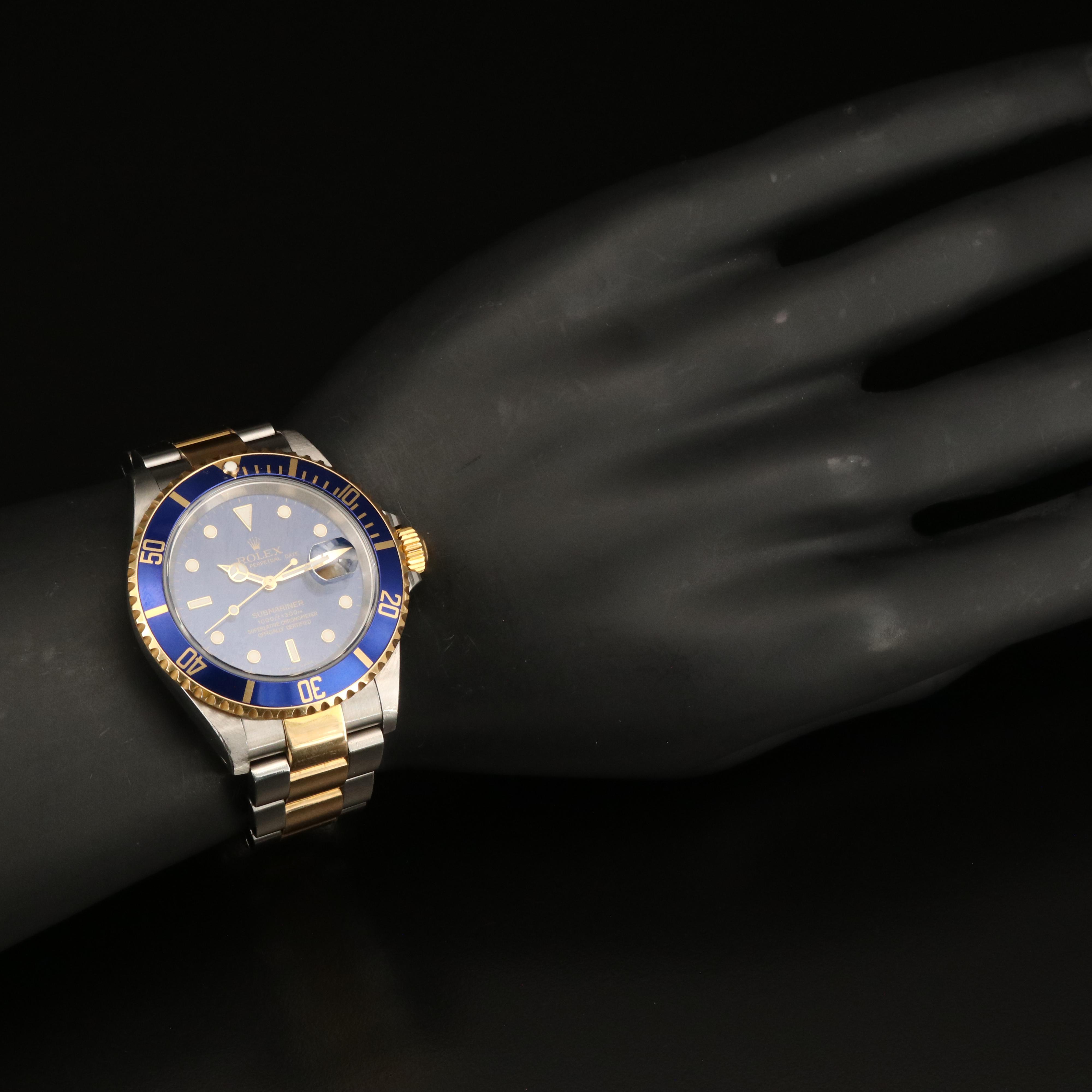 2002 - 2003 Rolex Submariner Blue Dial, Date Watch