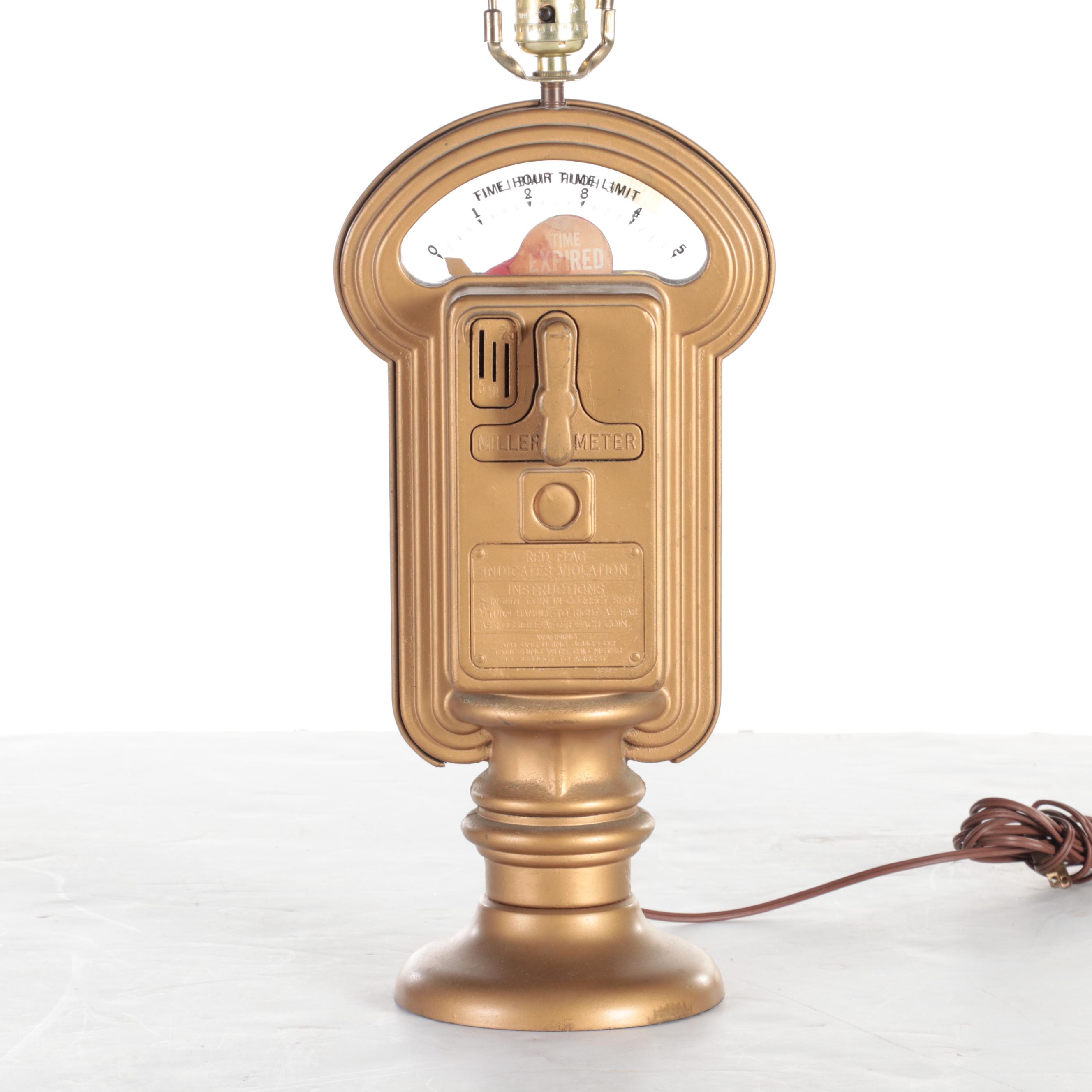 Miller Meter Vintage Parking Meter Table Lamp