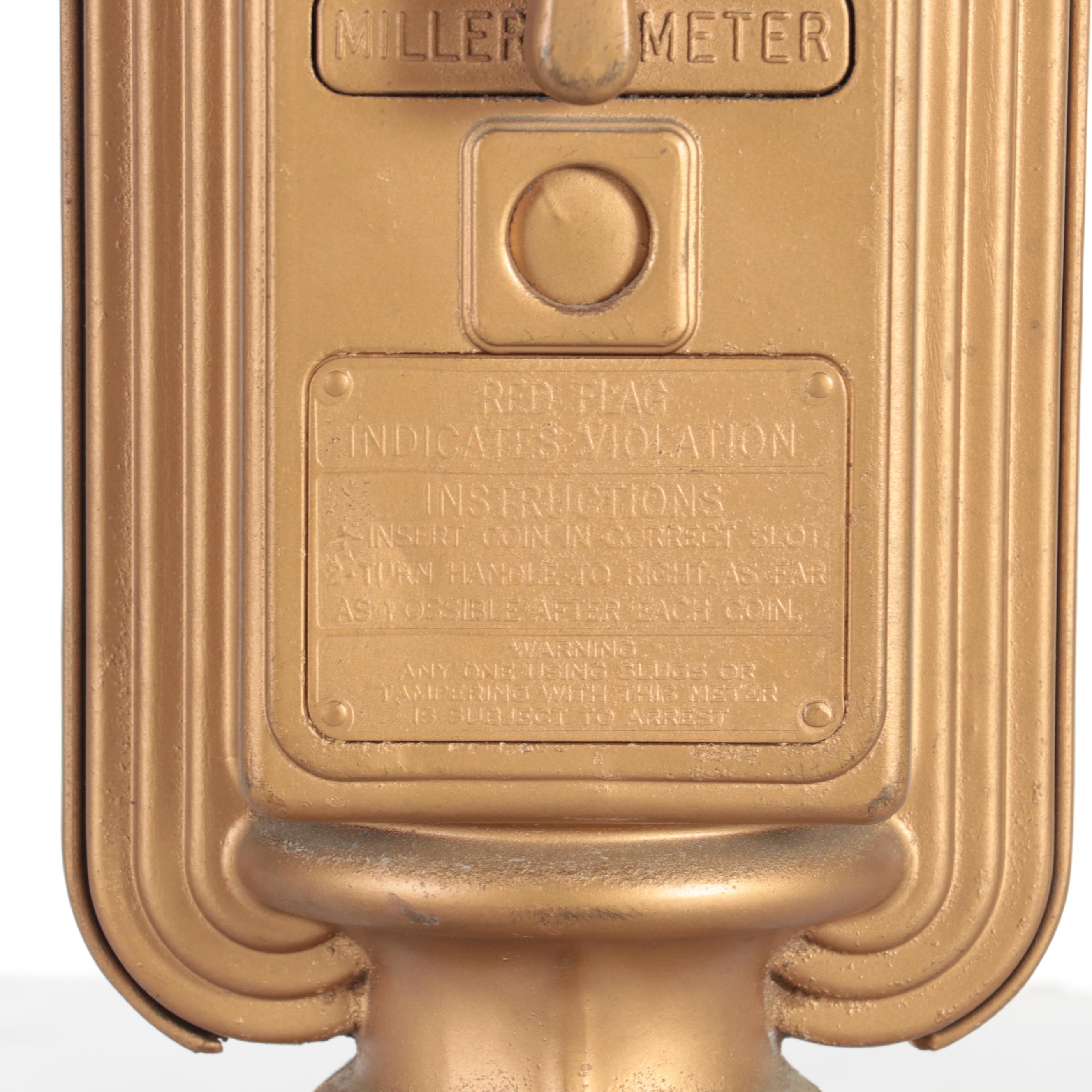 Miller Meter Vintage Parking Meter Table Lamp