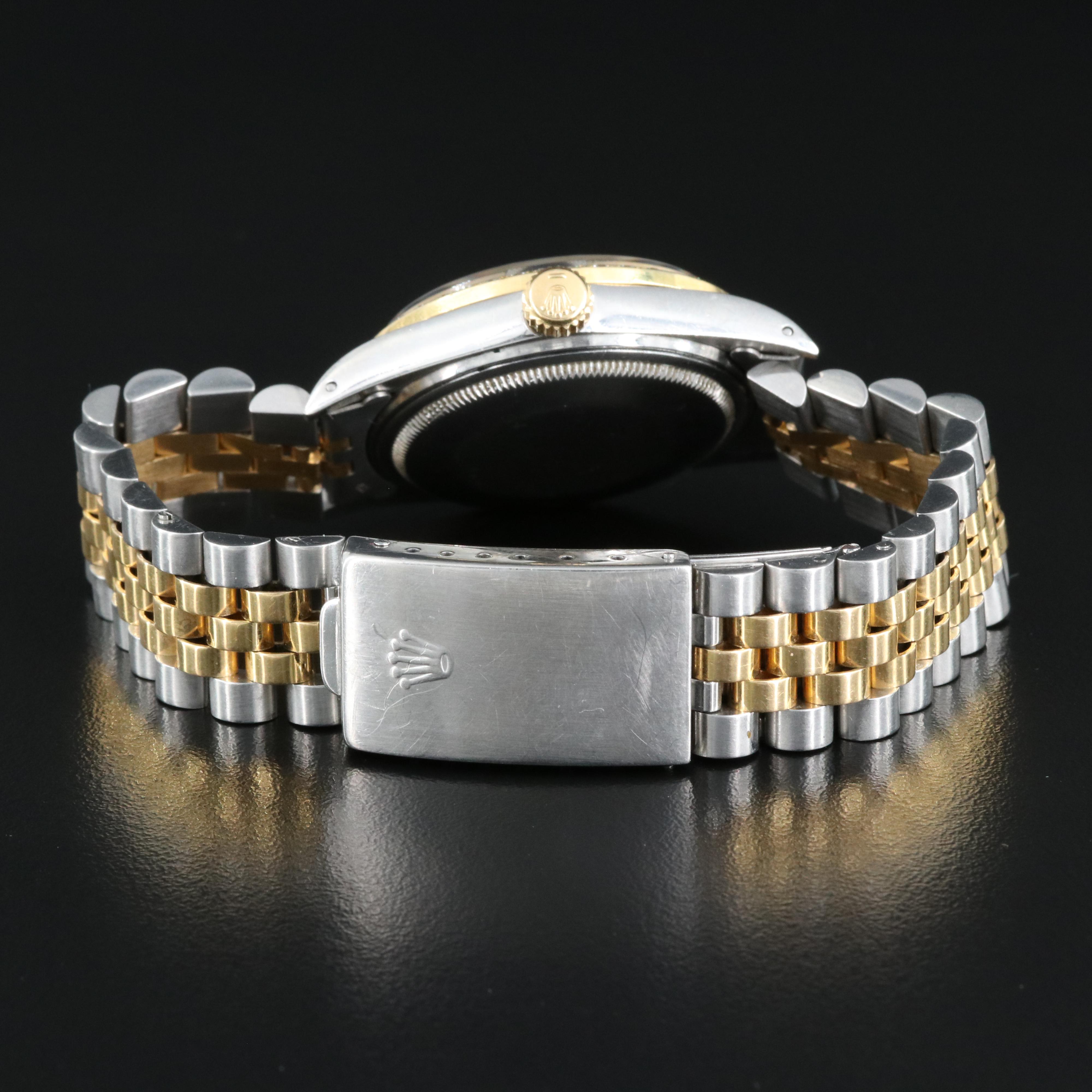 1987 Rolex Datejust Diamond Bezel, Blue Dial Watch