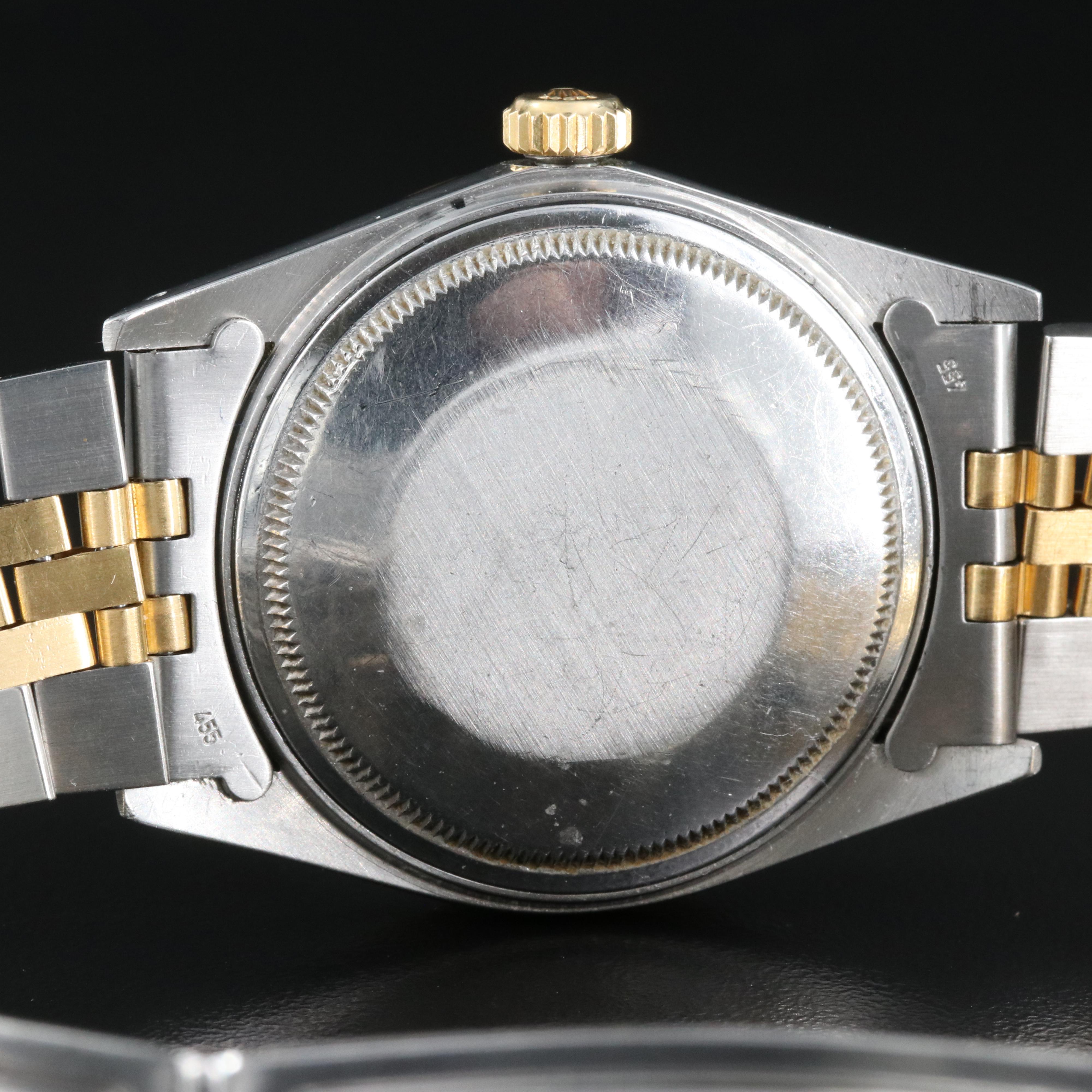 1987 Rolex Datejust Diamond Bezel, Blue Dial Watch