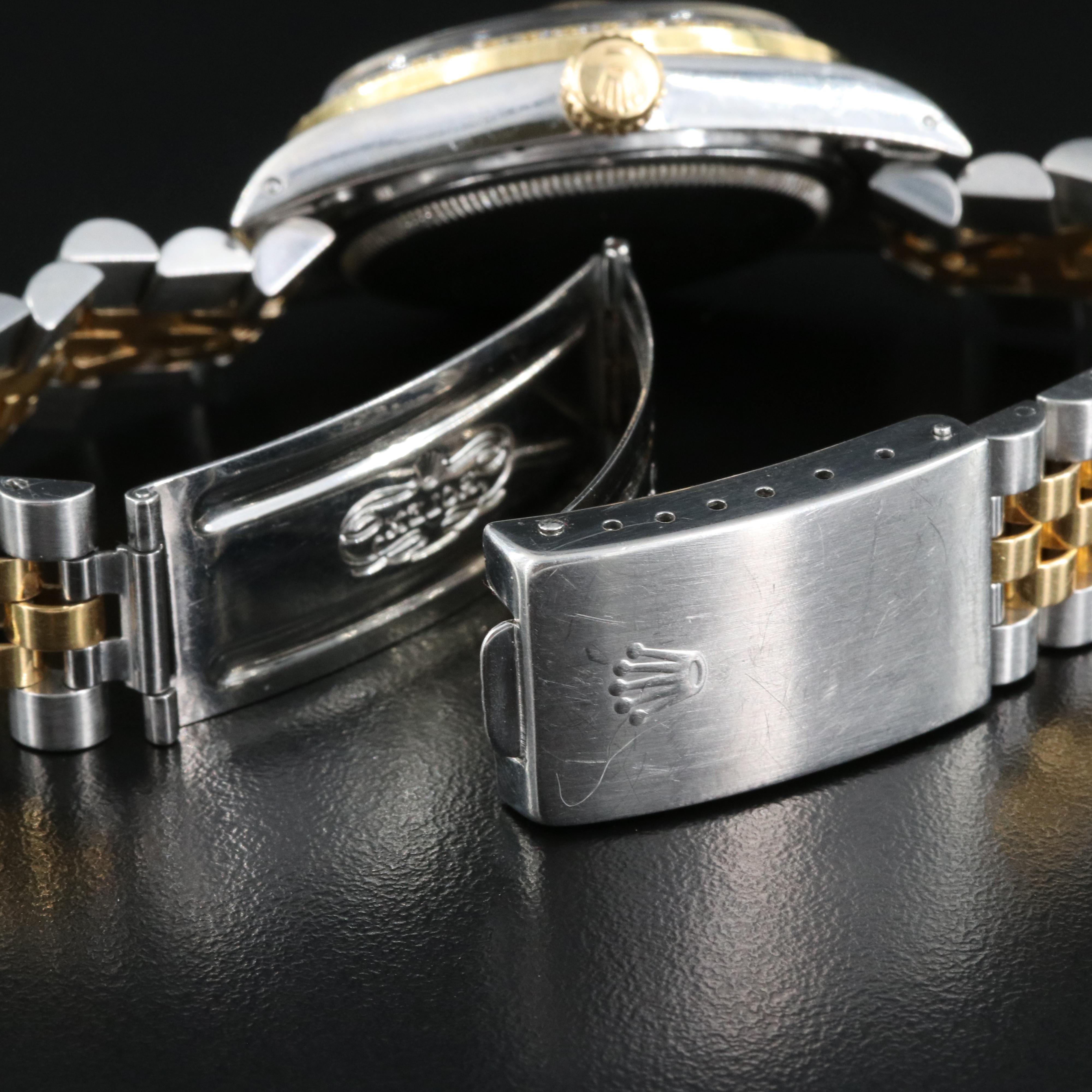 1987 Rolex Datejust Diamond Bezel, Blue Dial Watch