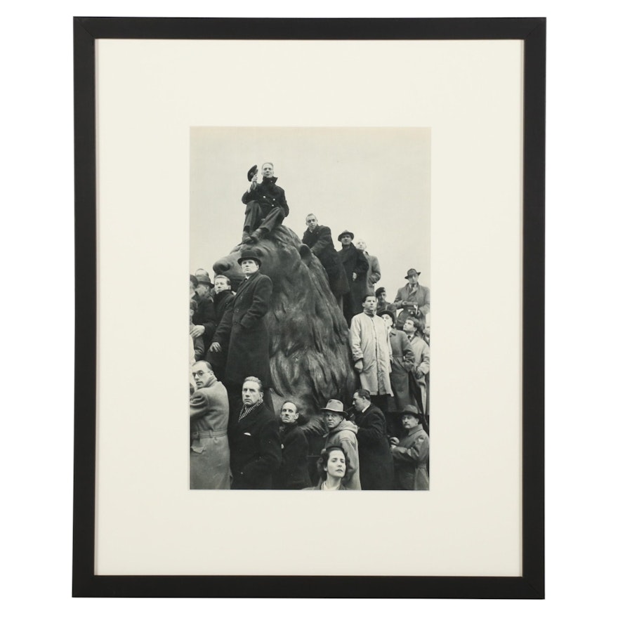 Henri Cartier-Bresson King George Funeral Rotogravure From "The Europeans," 1955