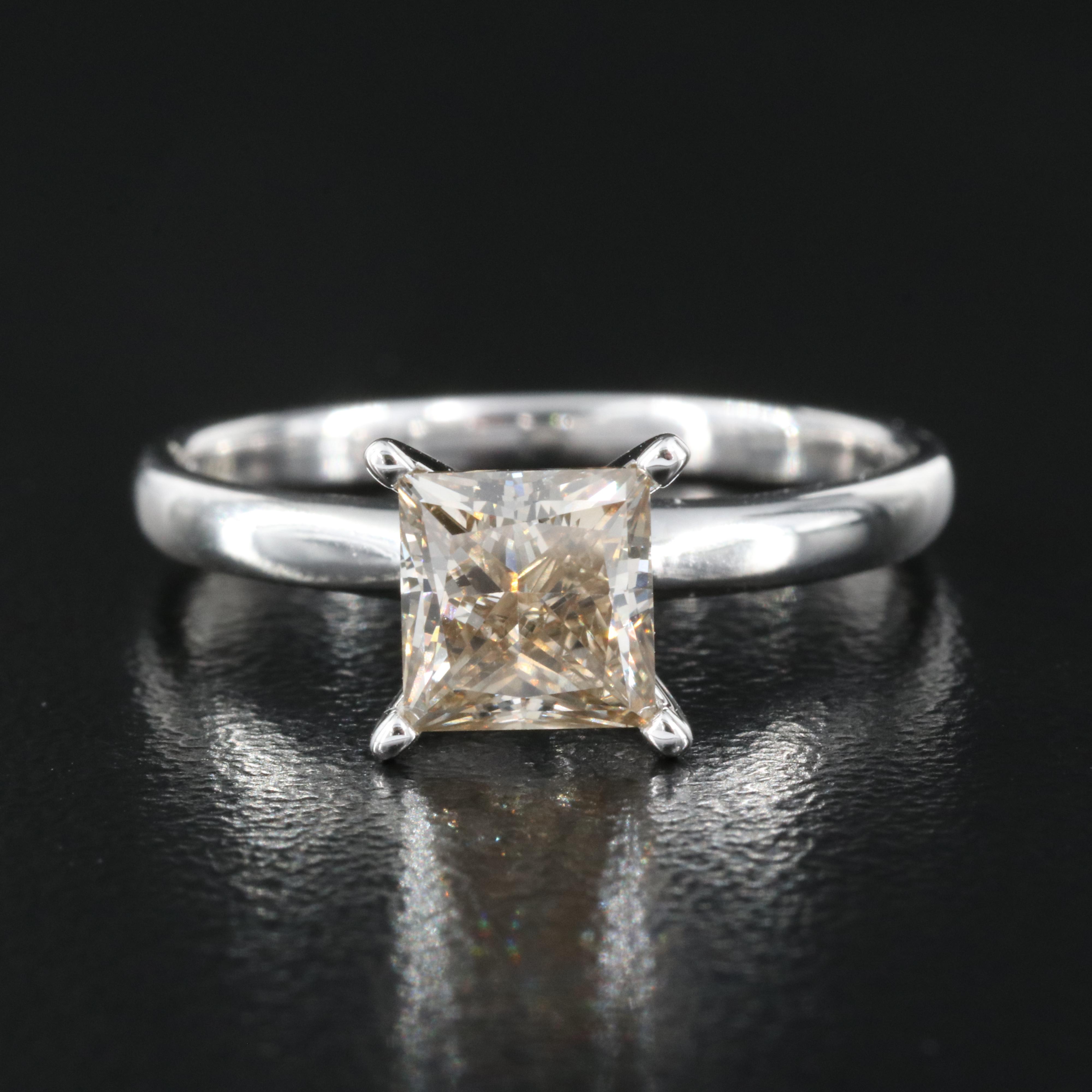 14K 1.19 CTW Lab Grown Diamond Solitaire Ring