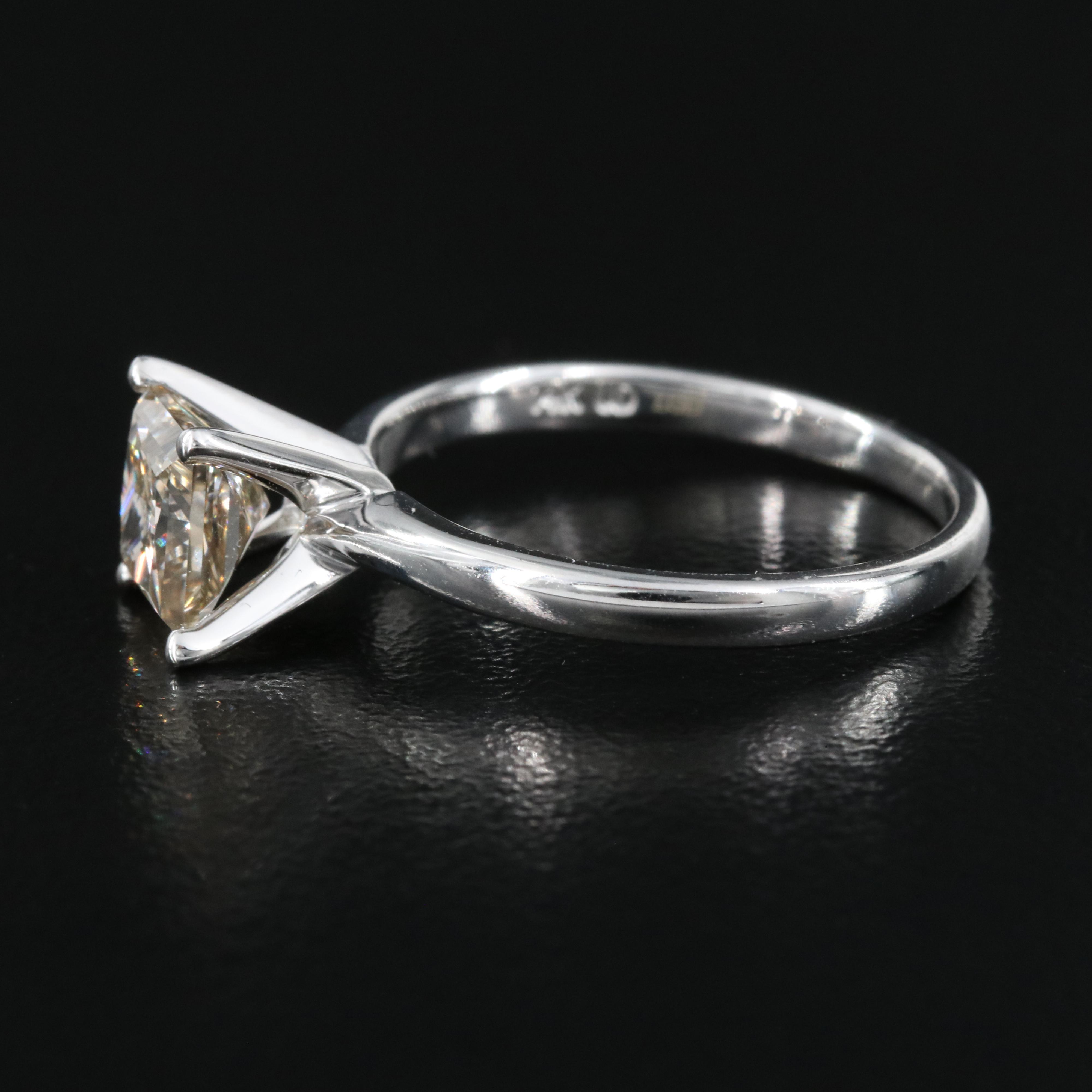 14K 1.19 CTW Lab Grown Diamond Solitaire Ring