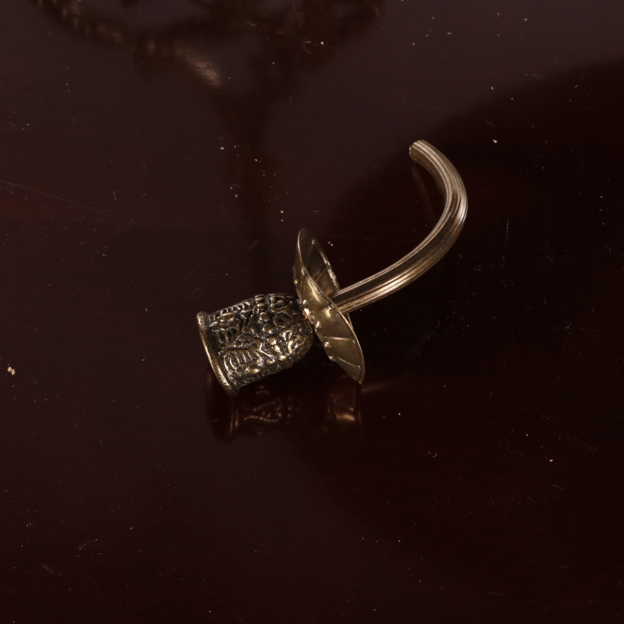 The Bombay Company Mahogany-Stained Dressing Table and Stool