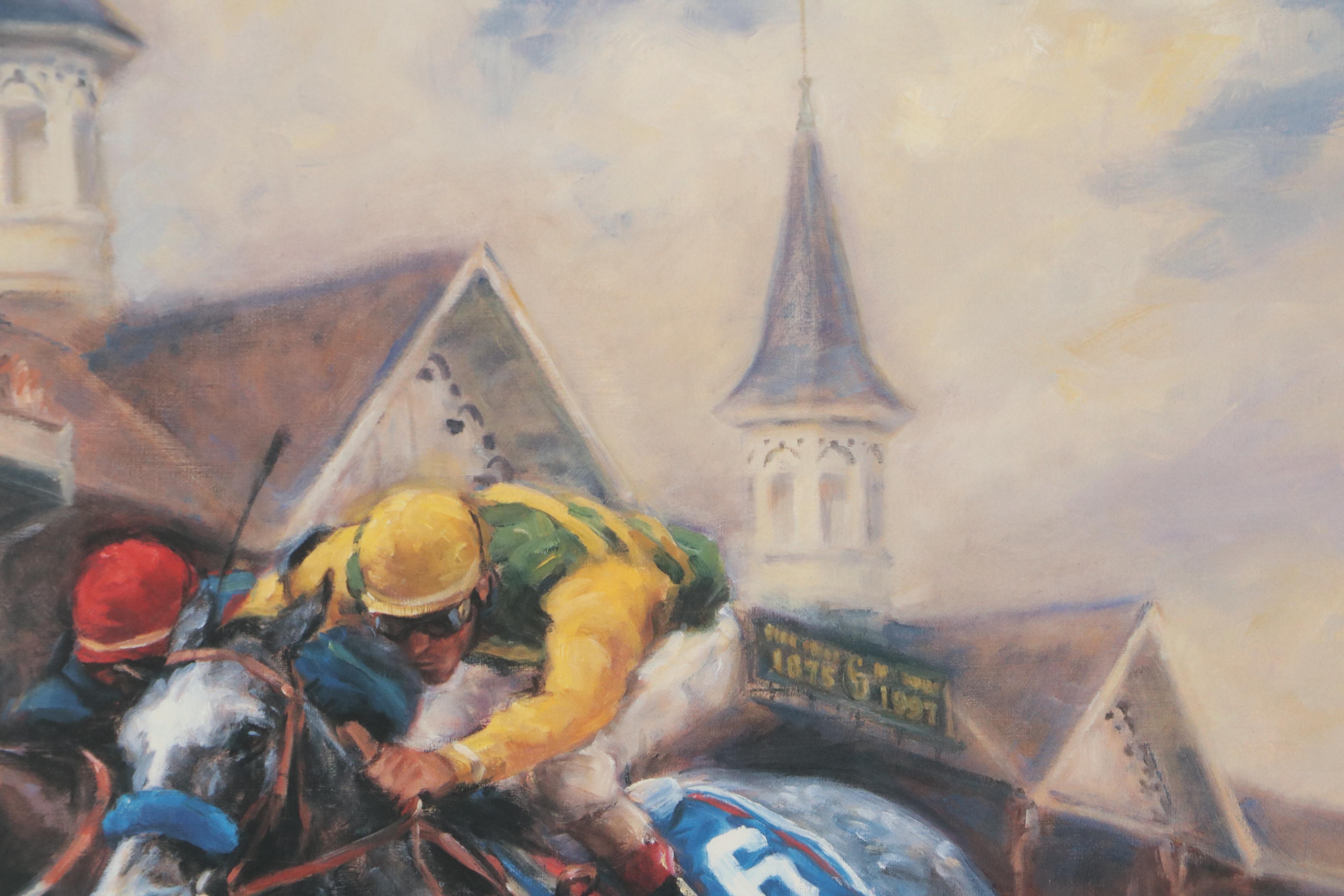 Offset Lithograph After Celeste Susany "Silver Charm," Late 20th Century