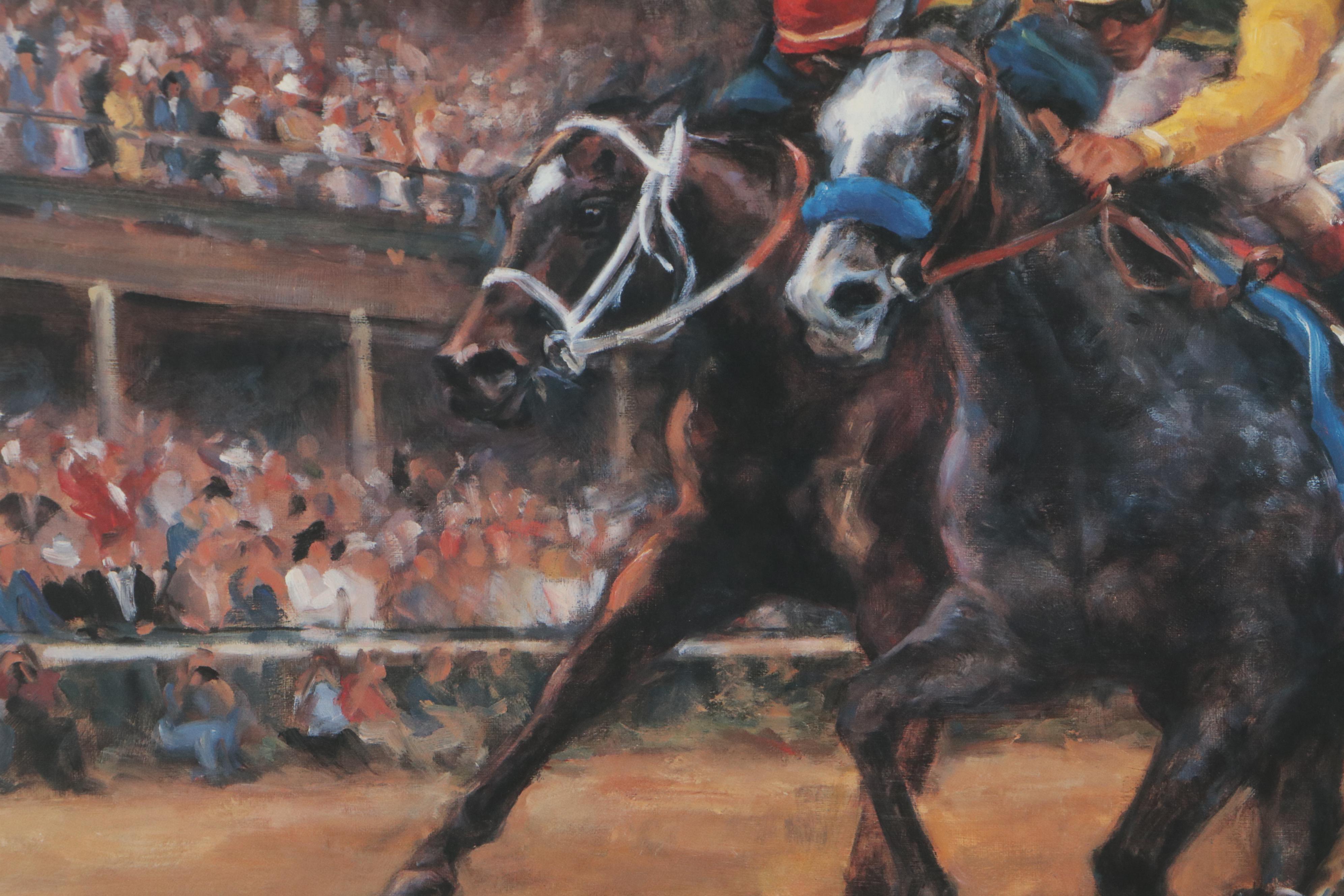 Offset Lithograph After Celeste Susany "Silver Charm," Late 20th Century