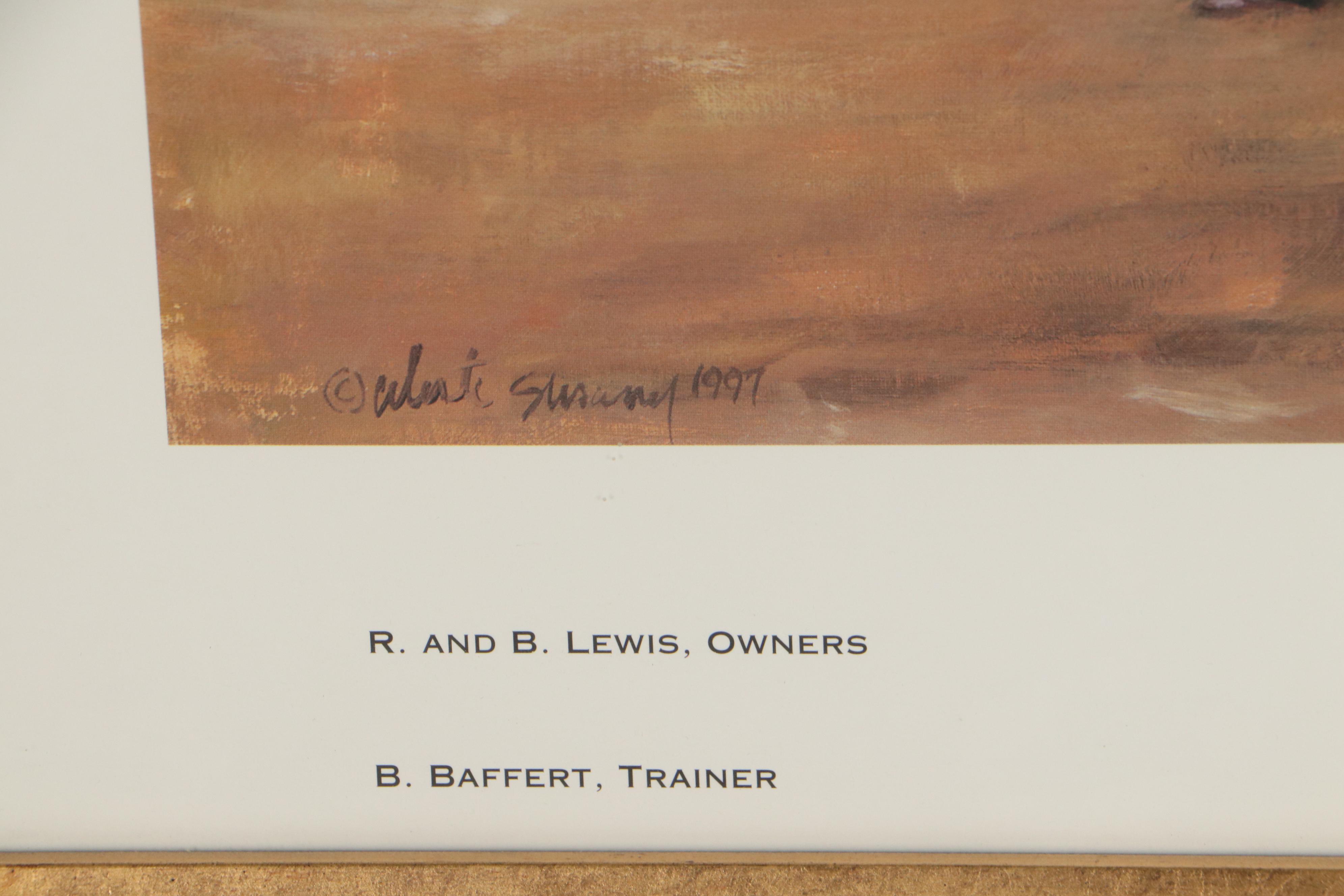 Offset Lithograph After Celeste Susany "Silver Charm," Late 20th Century