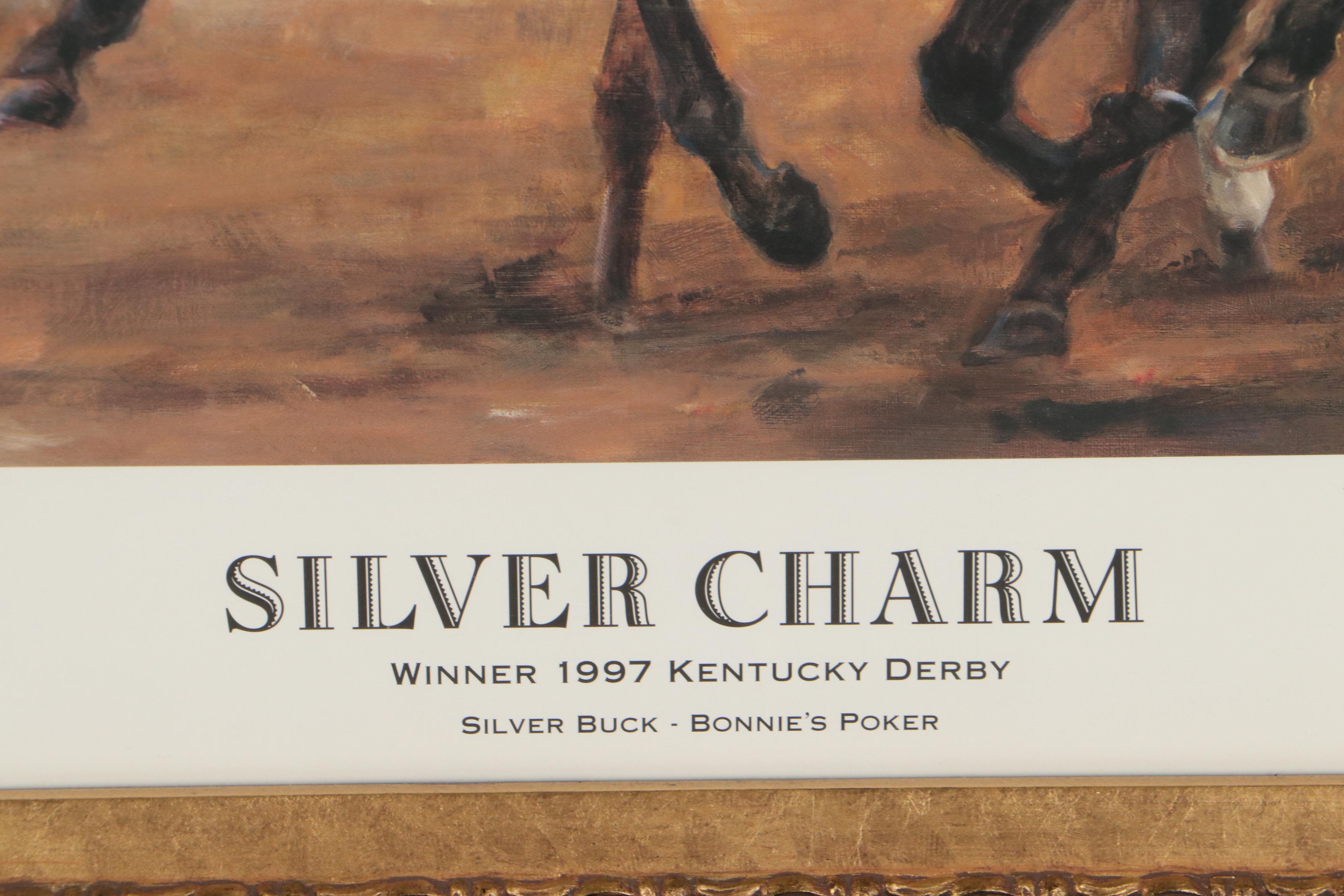 Offset Lithograph After Celeste Susany "Silver Charm," Late 20th Century