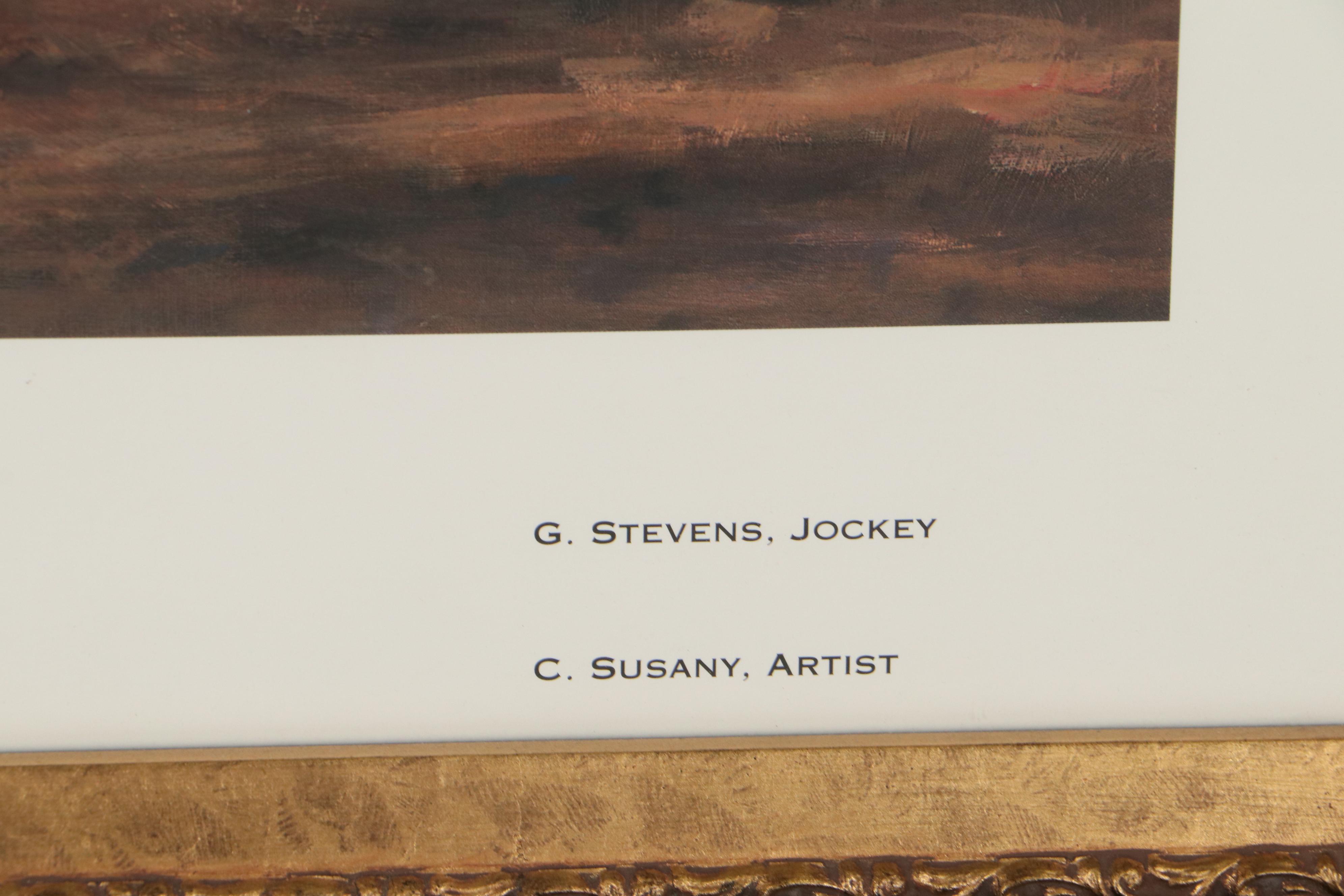 Offset Lithograph After Celeste Susany "Silver Charm," Late 20th Century