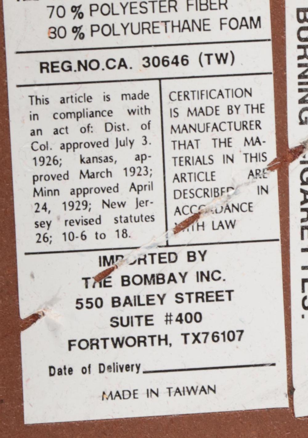 The Bombay Company Mahogany-Stained Dressing Table and Stool