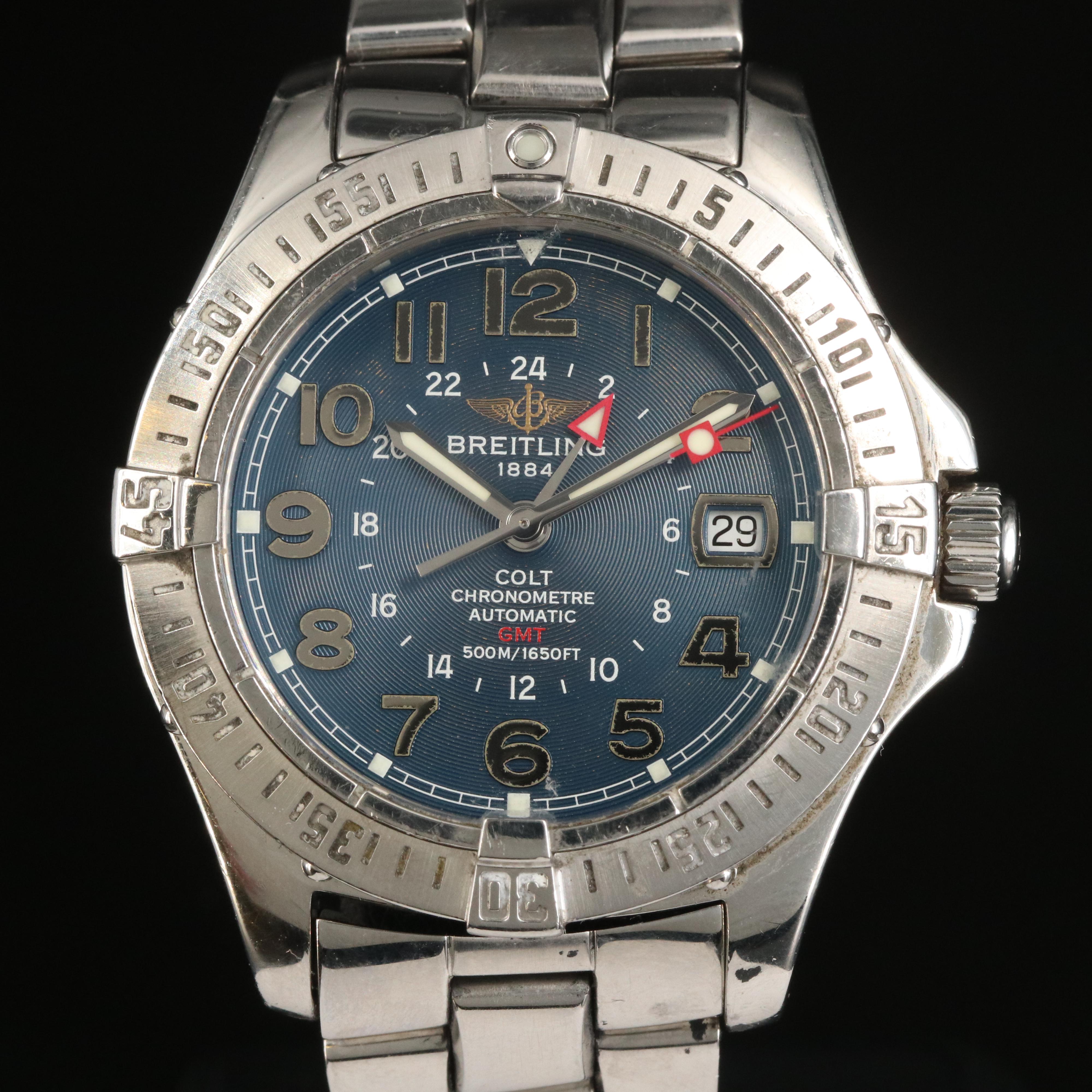 Breitling Colt GMT Chronometer Stainless Steel Watch