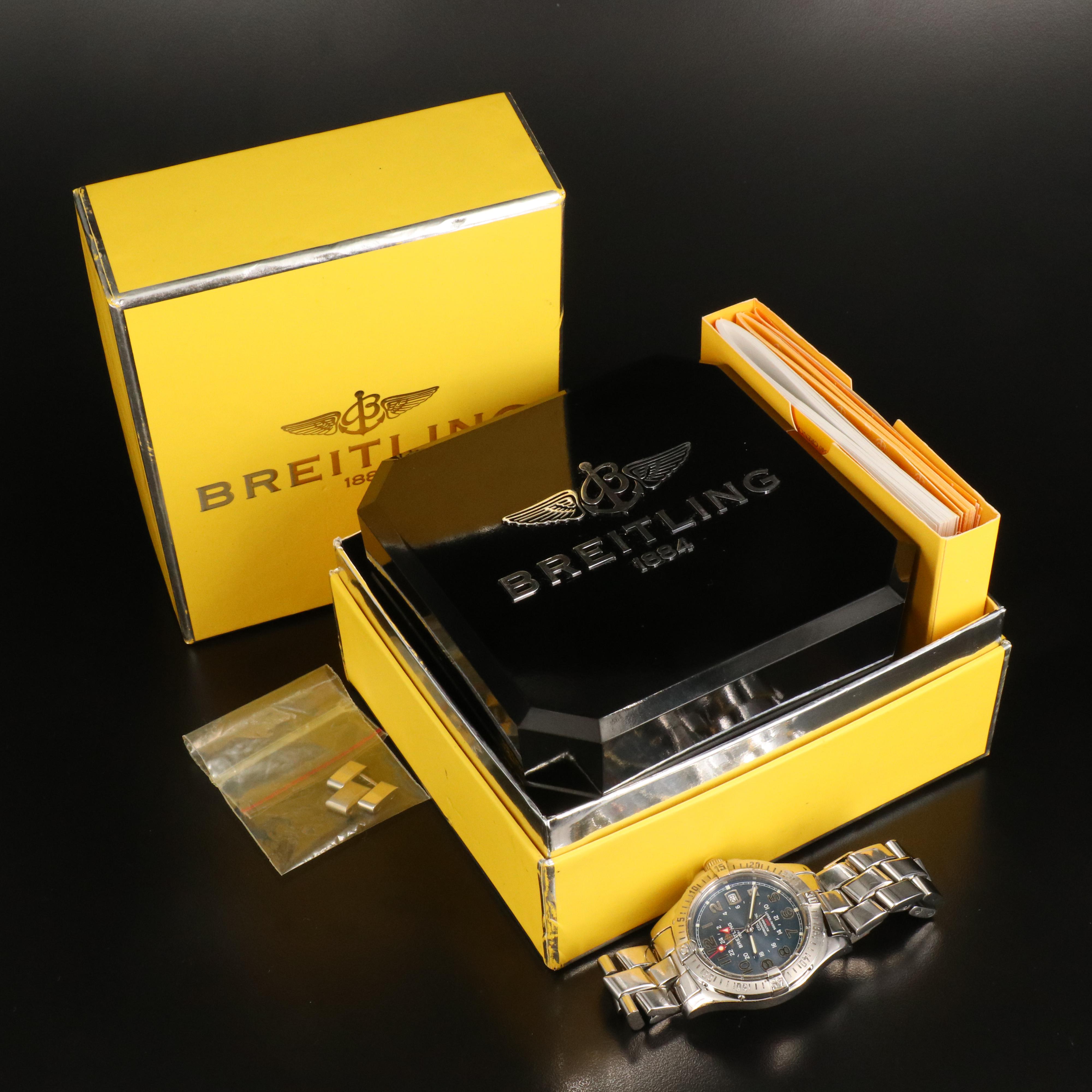 Breitling Colt GMT Chronometer Stainless Steel Watch