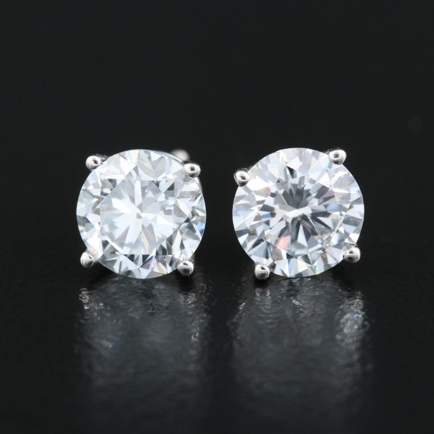 14K 1.62 CTW Lab Grown Diamond Stud Earrings