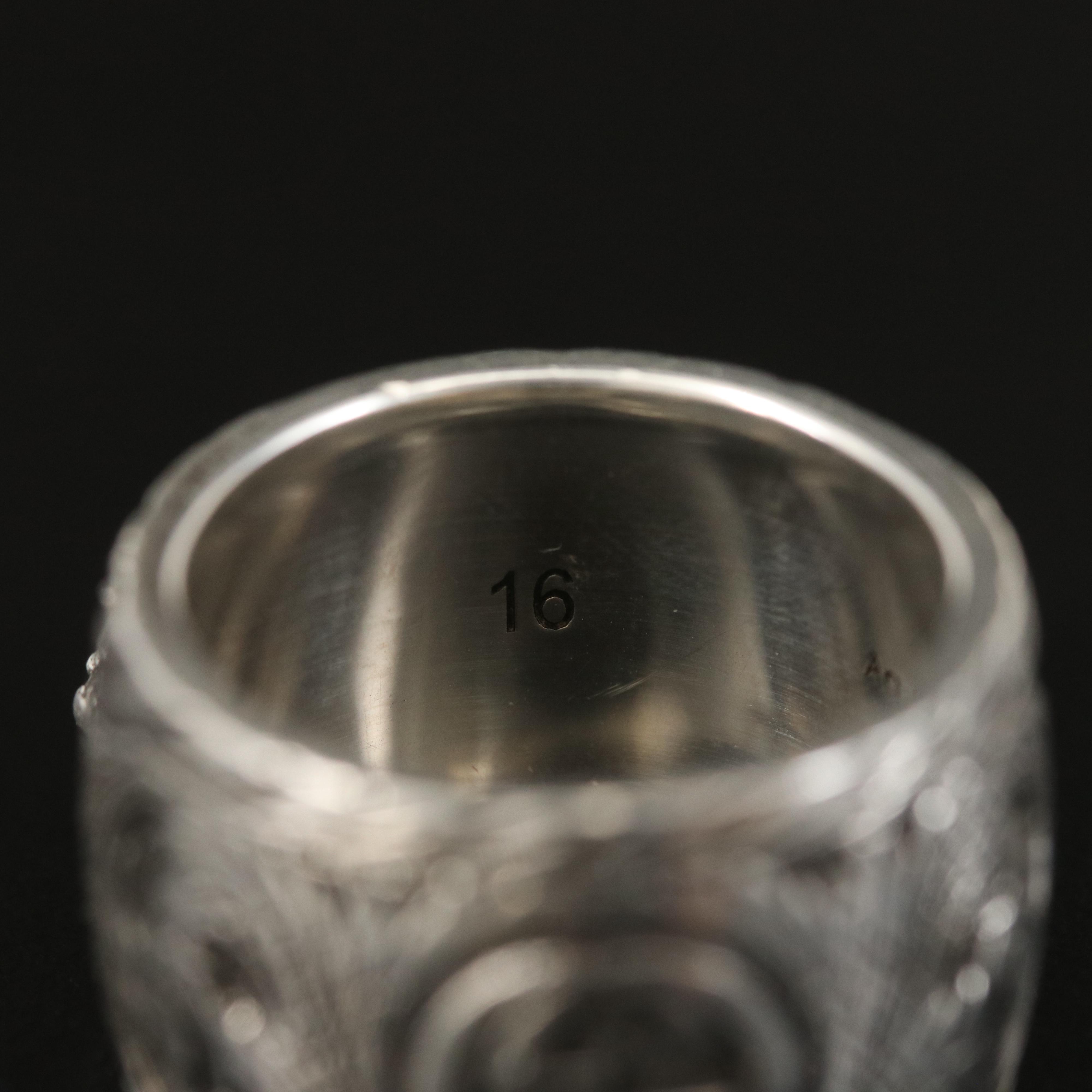 Gucci Sterling Tiger Head Ring