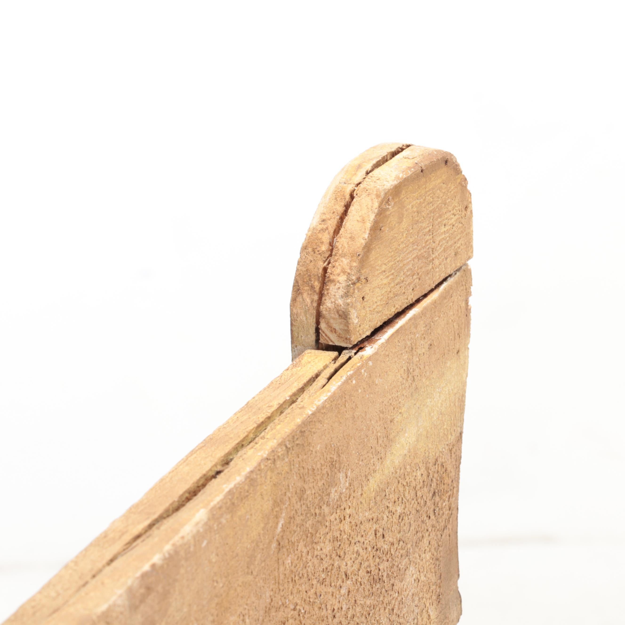 UMA Enterprises Wooden Crate Style "No. 1" Pet Bed with Cushion