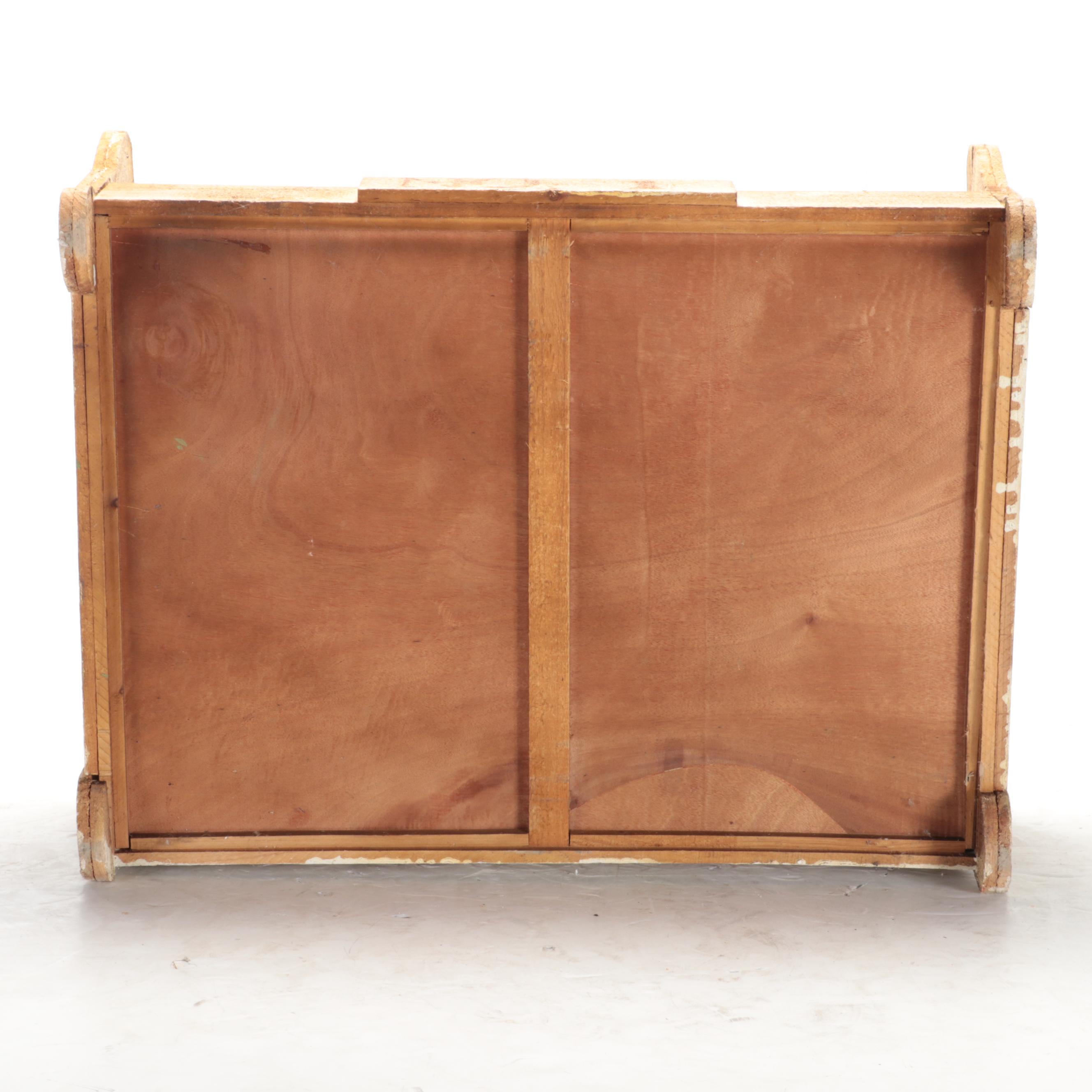 UMA Enterprises Wooden Crate Style "No. 1" Pet Bed with Cushion