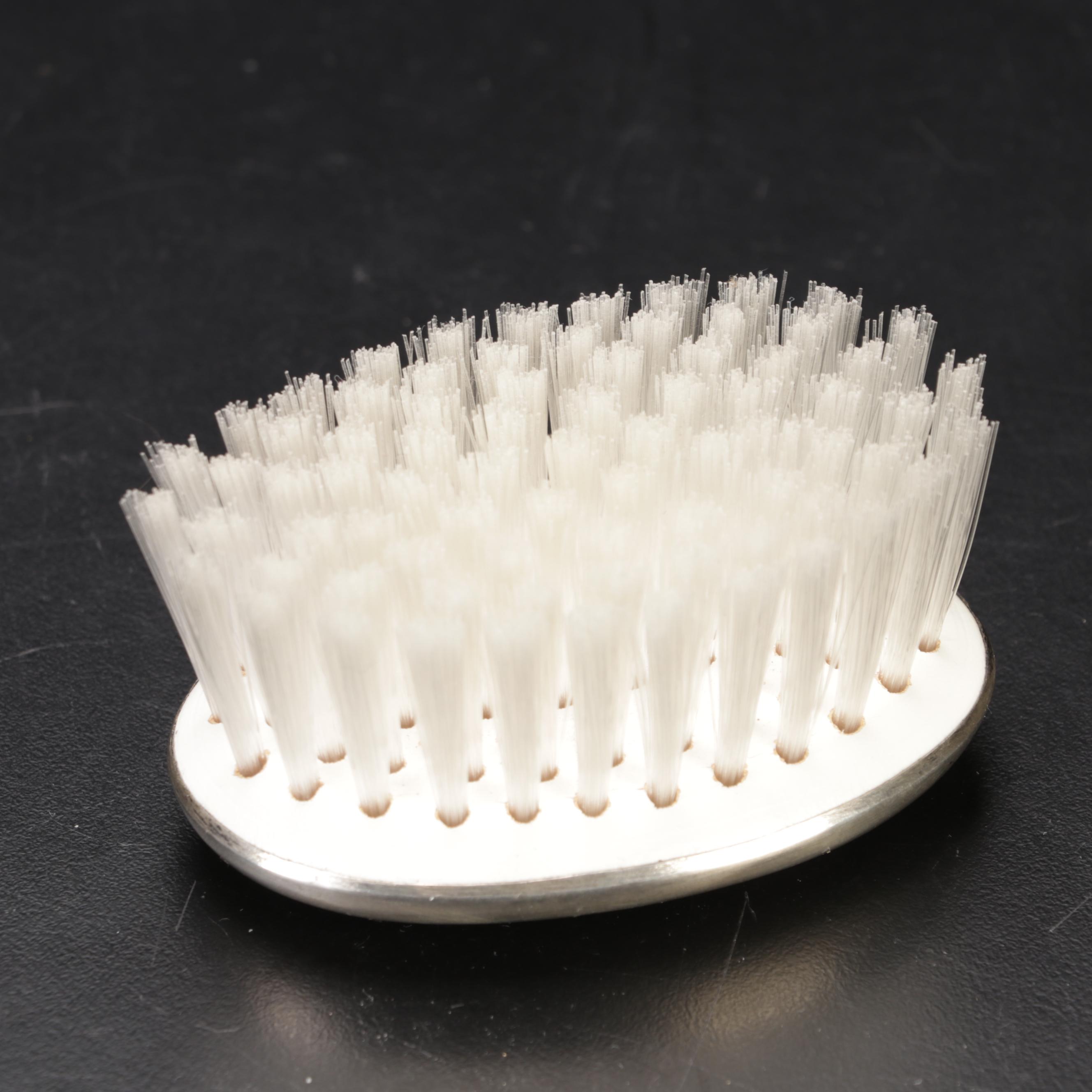 Lunt Sterling Picture Frame With Silver Cocktail Stirring Spoons and Hair Brush