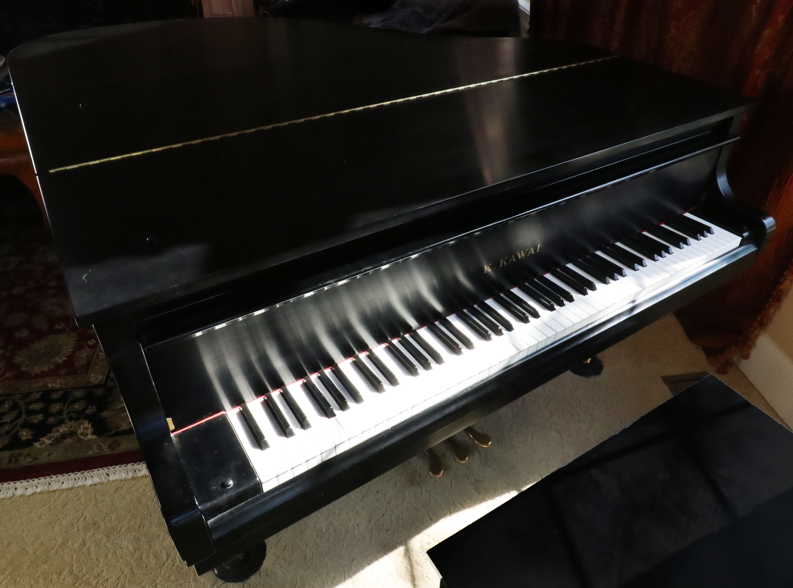 Kawai GE-20 Baby Grand Piano with Bench, 21st Century