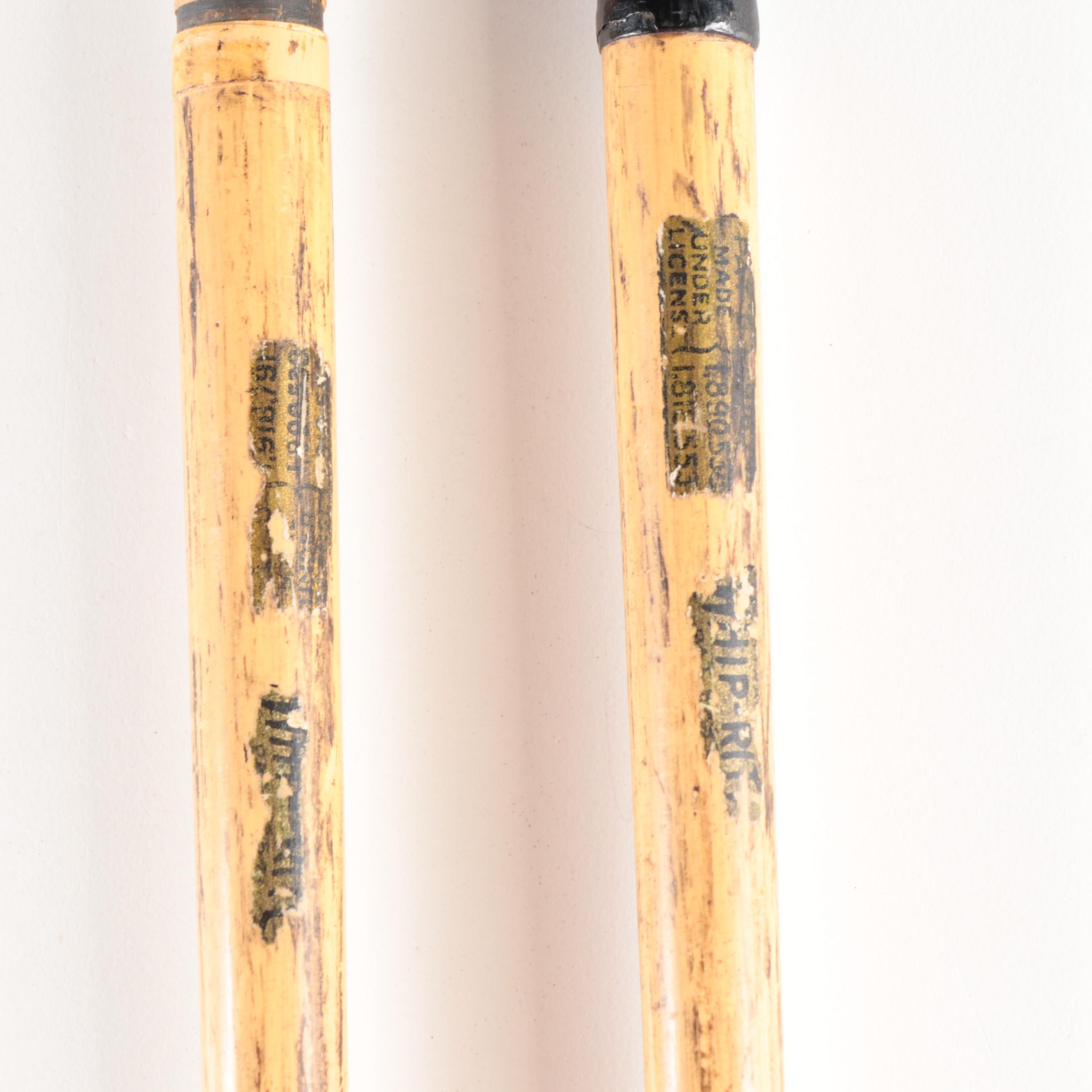 Vintage Spalding Bobby Jones Golf Clubs With Hickory Shafts, Golf Balls