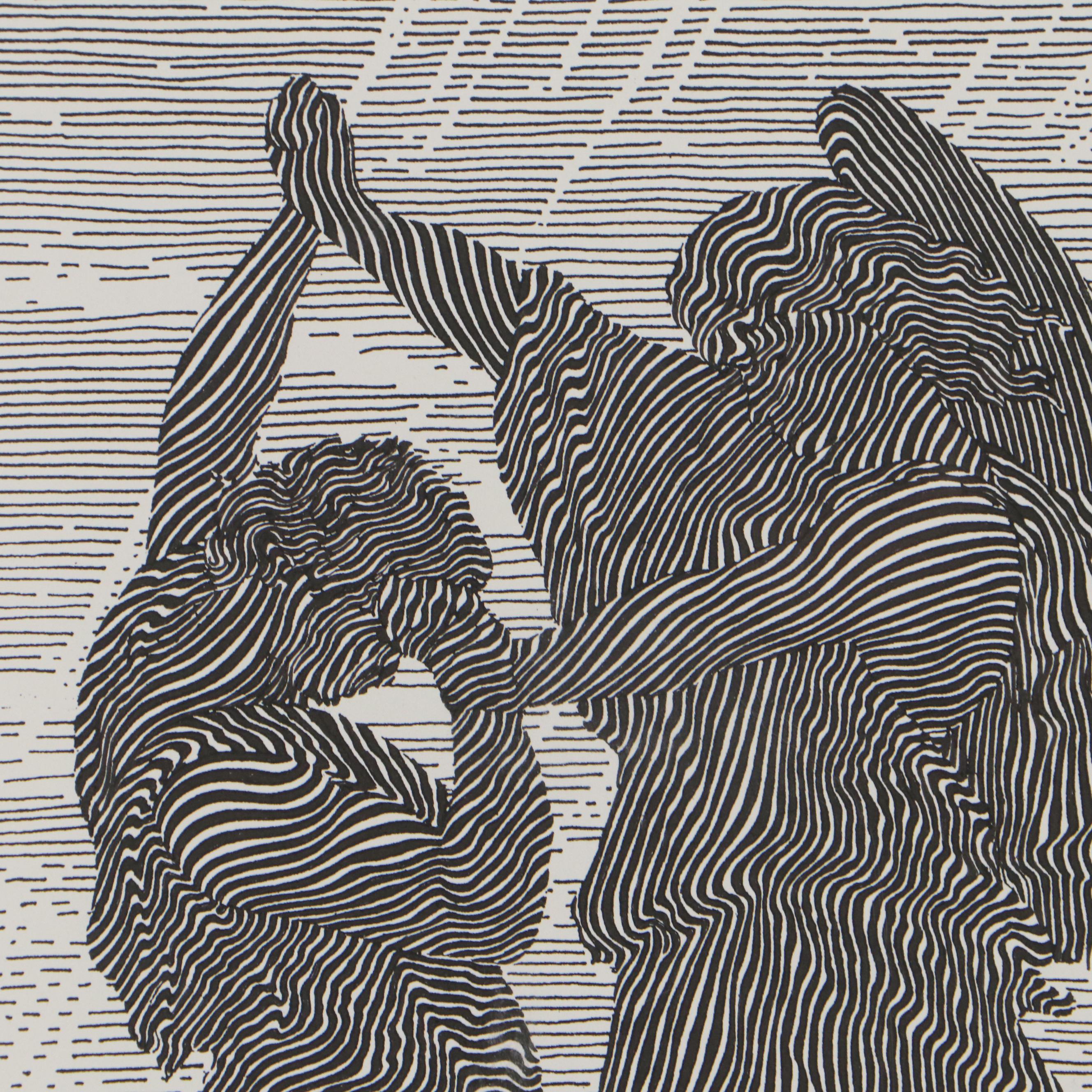 Guillaume Azoulay Digital Print "Wrestling the Angel"