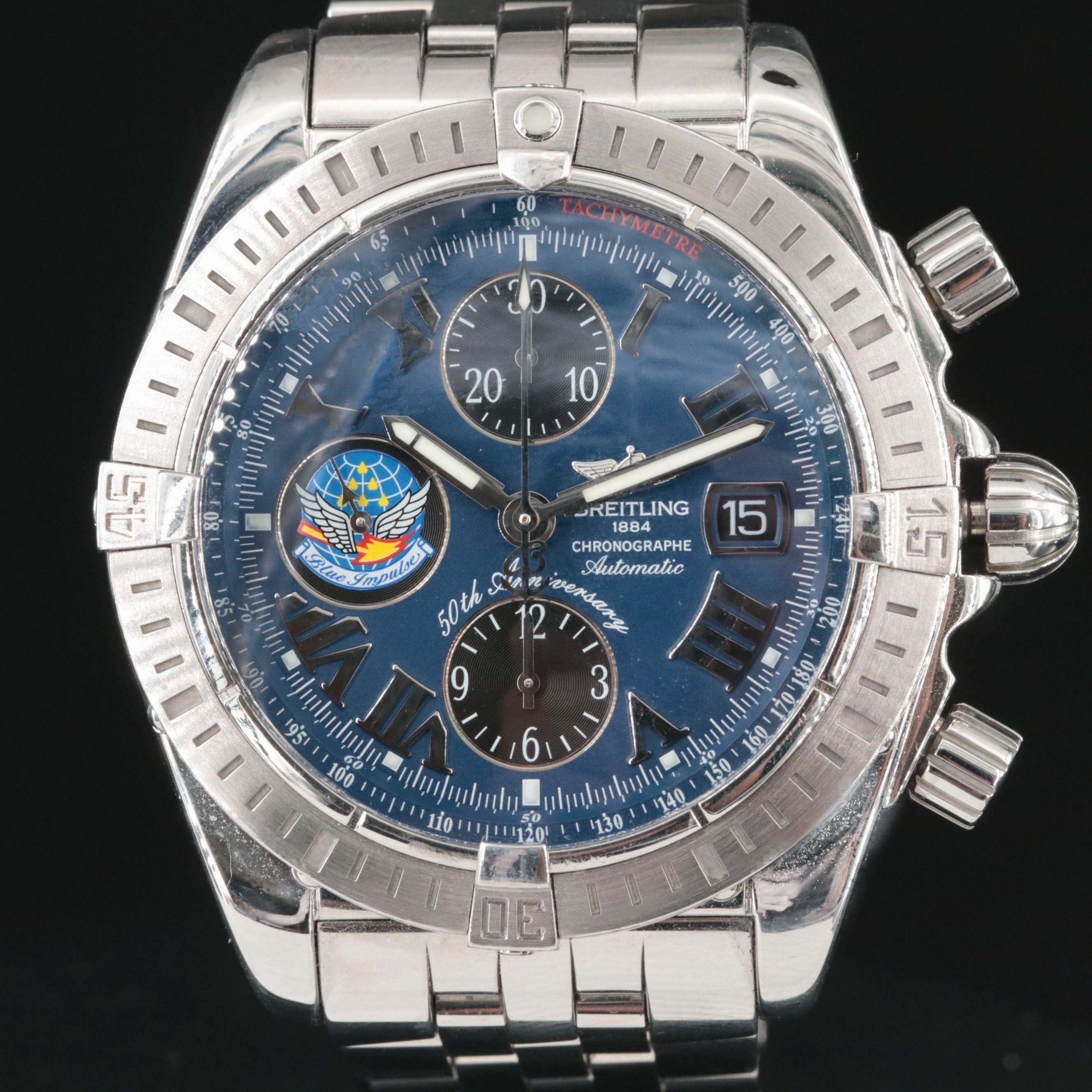 Breitling "Blue Impulse" Chronomat Limited Edition Watch