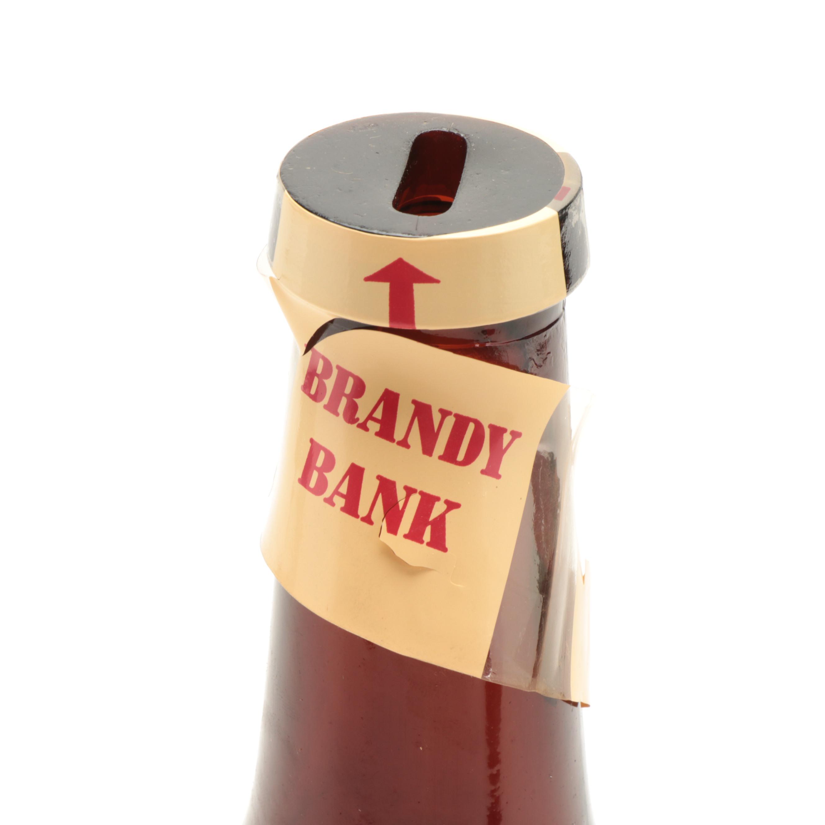 The Christian Brothers Glass Half Gallon Brandy Bottle Banks